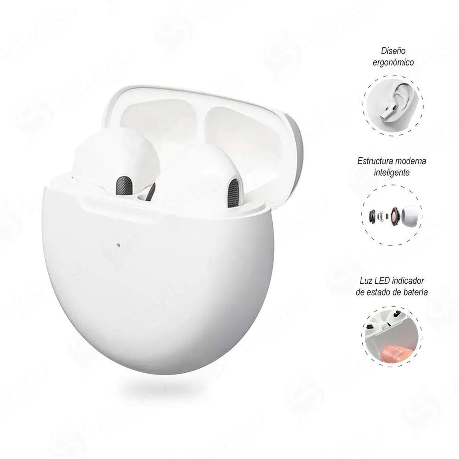 AUDÍFONOS DEPORTIVOS INALÁMBRICOS CON BLUETOOTH PRO 6 AURICULARES TÁCTIL - 3