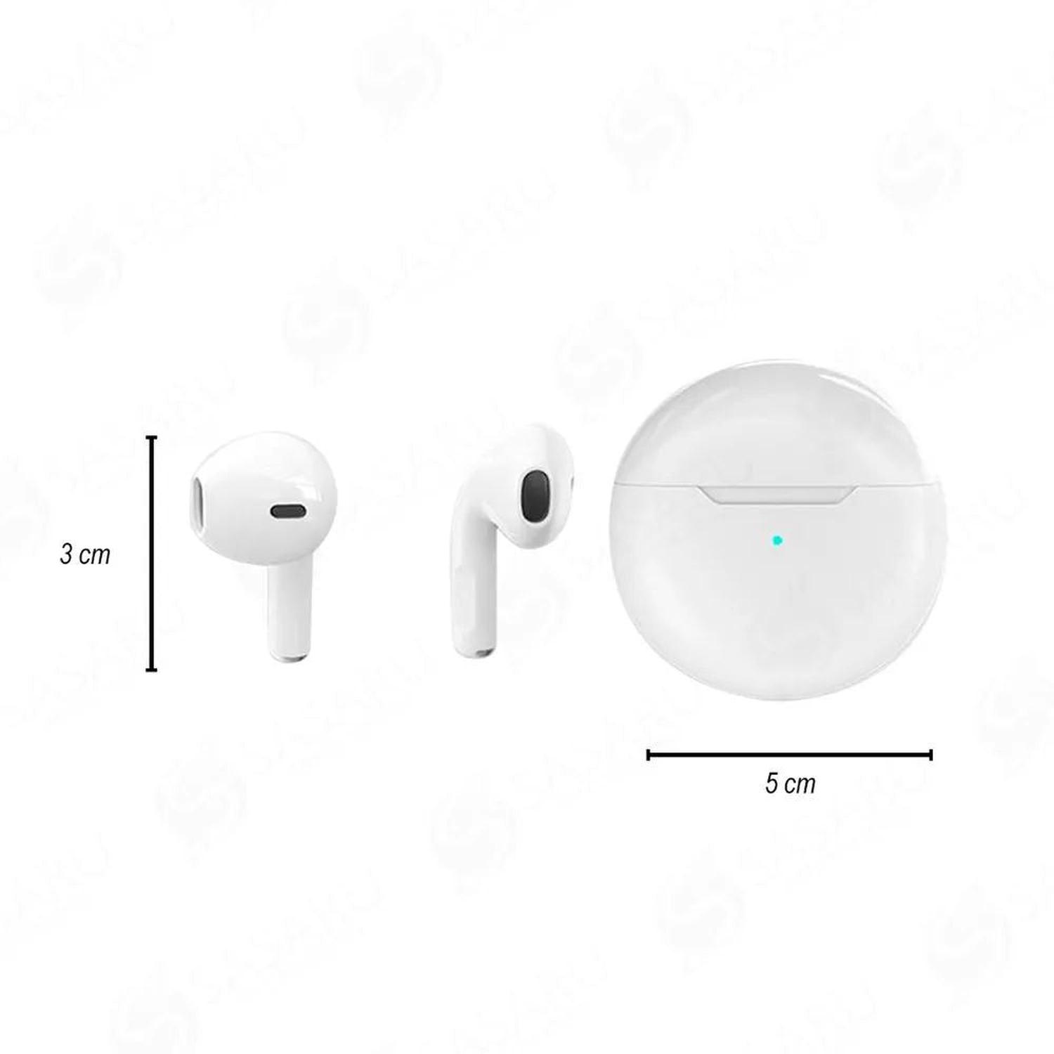 AUDÍFONOS DEPORTIVOS INALÁMBRICOS CON BLUETOOTH PRO 6 AURICULARES TÁCTIL - 6