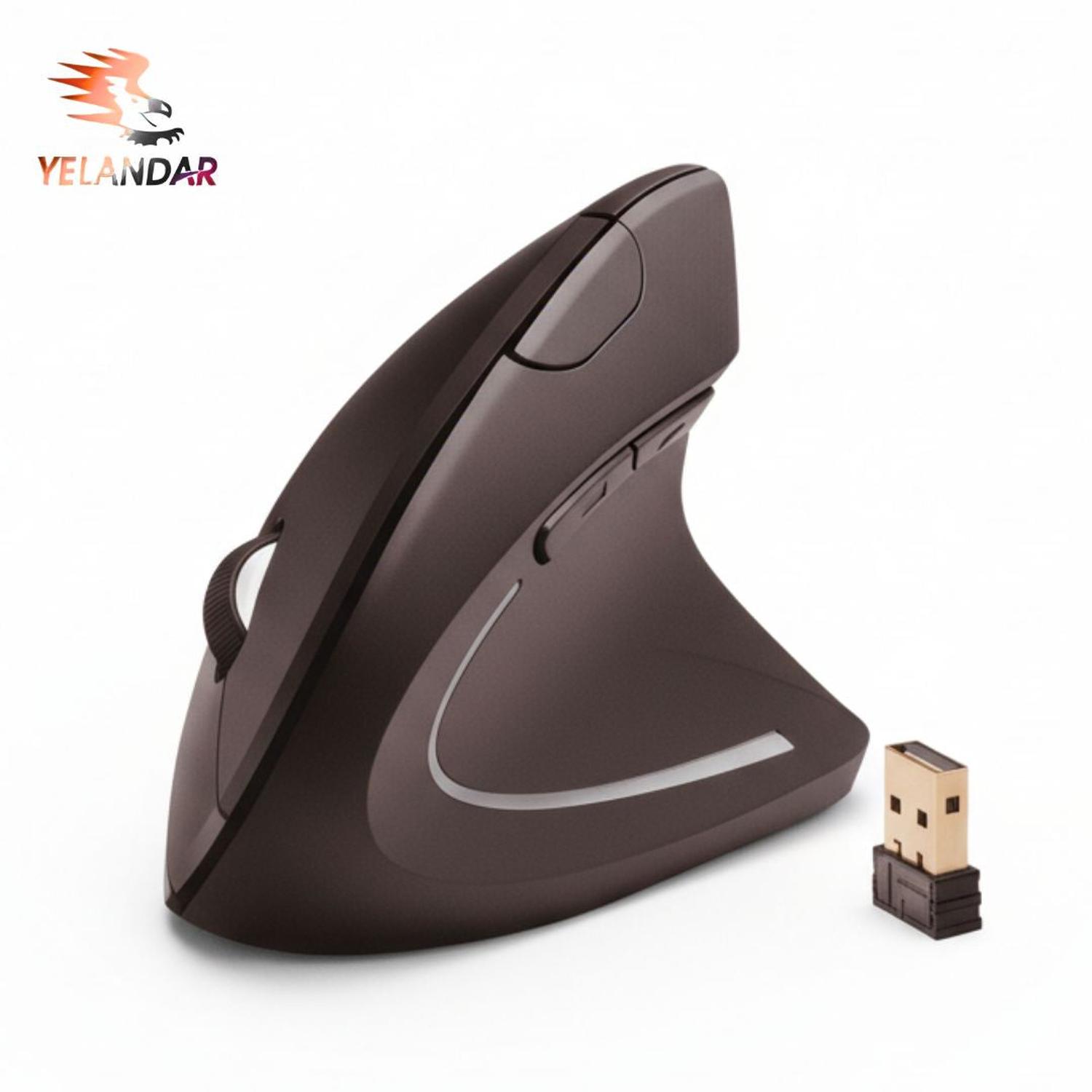 MOUSE VERTICAL ERGONÓMICO D5 INALÁMBRICO RECARGABLE CONECTIVIDAD USB 3.0 DPI 3600 - 2