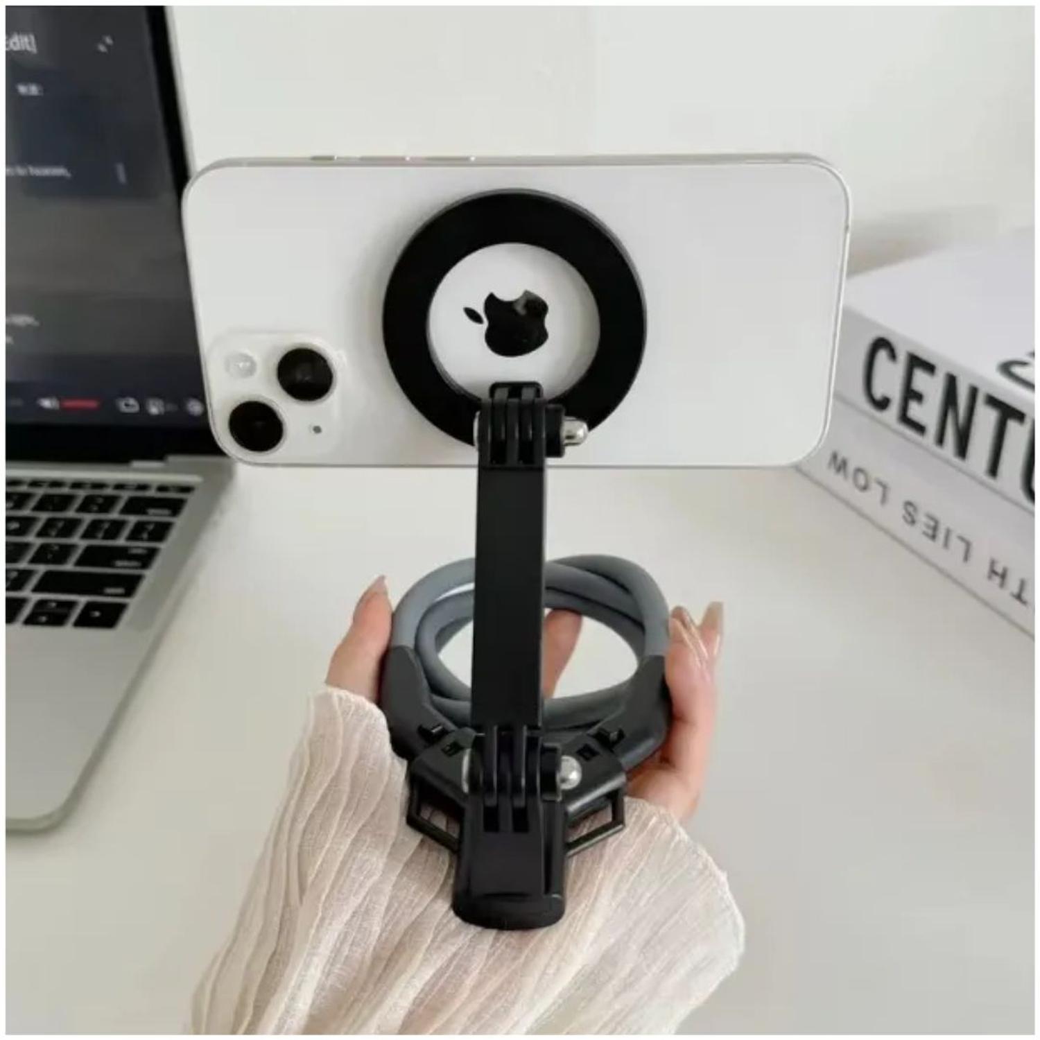 SOPORTE MAGNÉTICO DE CUELLO PARA CELULAR NECK HOLDER MOUNT CON ACCESORIOS - 5