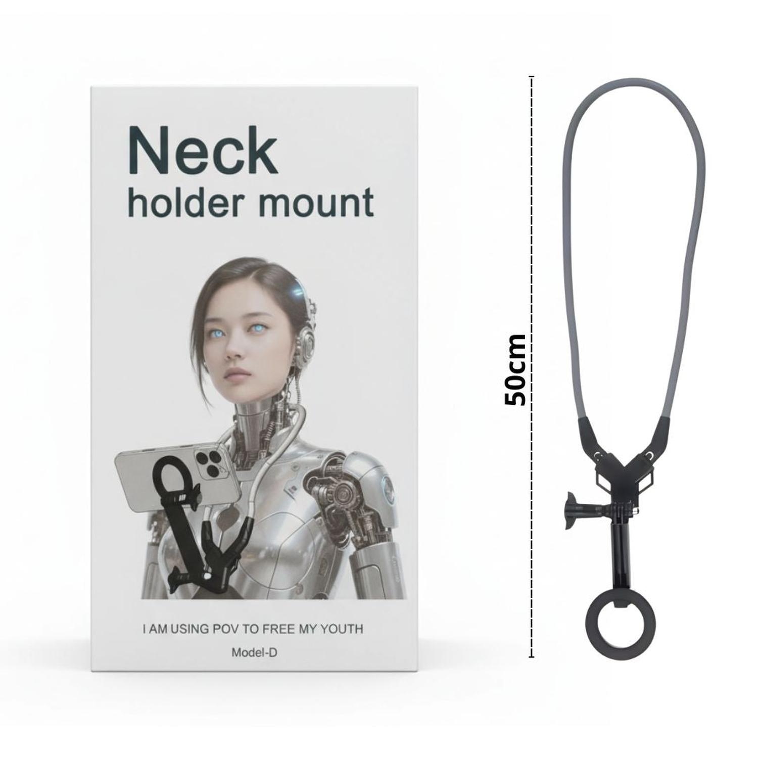 SOPORTE MAGNÉTICO DE CUELLO PARA CELULAR NECK HOLDER MOUNT CON ACCESORIOS - 6