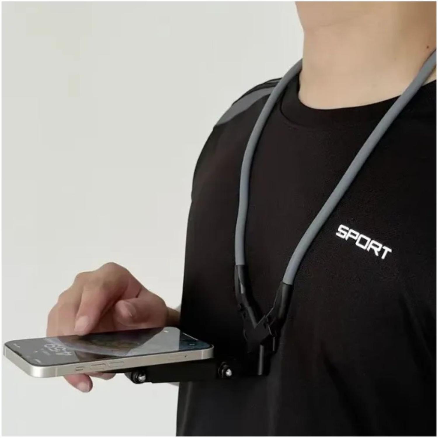 SOPORTE MAGNÉTICO DE CUELLO PARA CELULAR NECK HOLDER MOUNT CON ACCESORIOS - 7