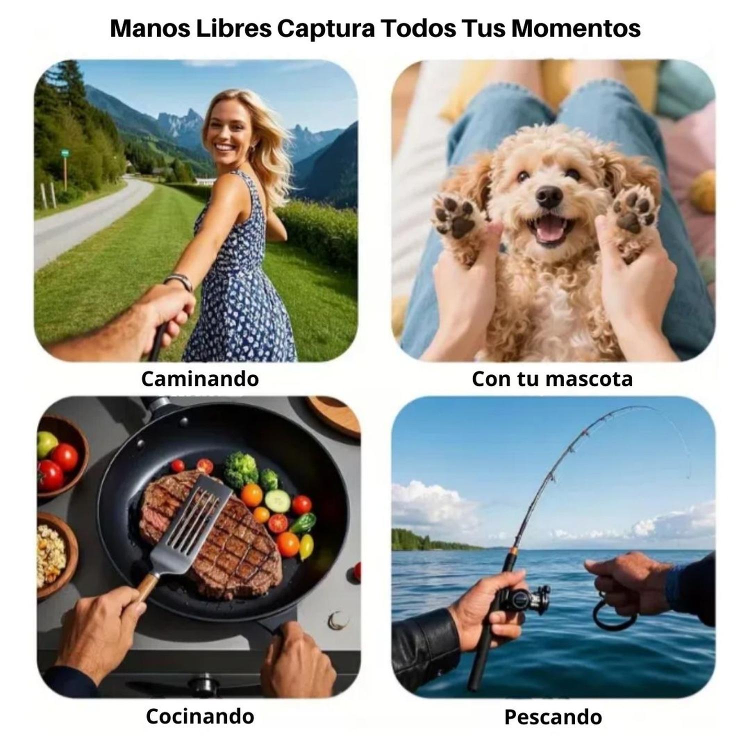 SOPORTE MAGNÉTICO DE CUELLO PARA CELULAR NECK HOLDER MOUNT CON ACCESORIOS - 9