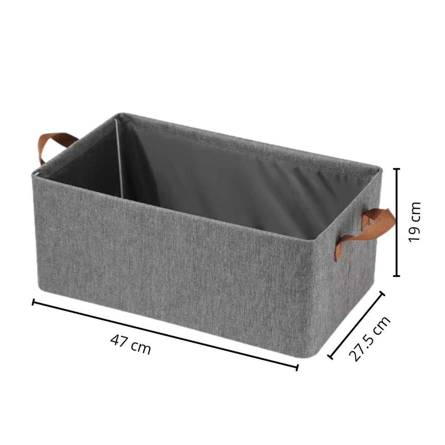SET DE 4 CAJAS ORGANIZADORAS DE ROPA MULTIUSOS PLEGABLE CON TAPA - 7