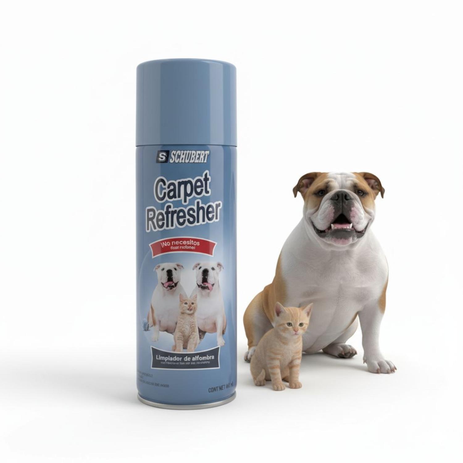 LIMPIADOR DE ALFOMBRAS SCHUBERT 450ML EN SPRAY NEUTRALIZADOR DE OLORES MASCOTAS - 1