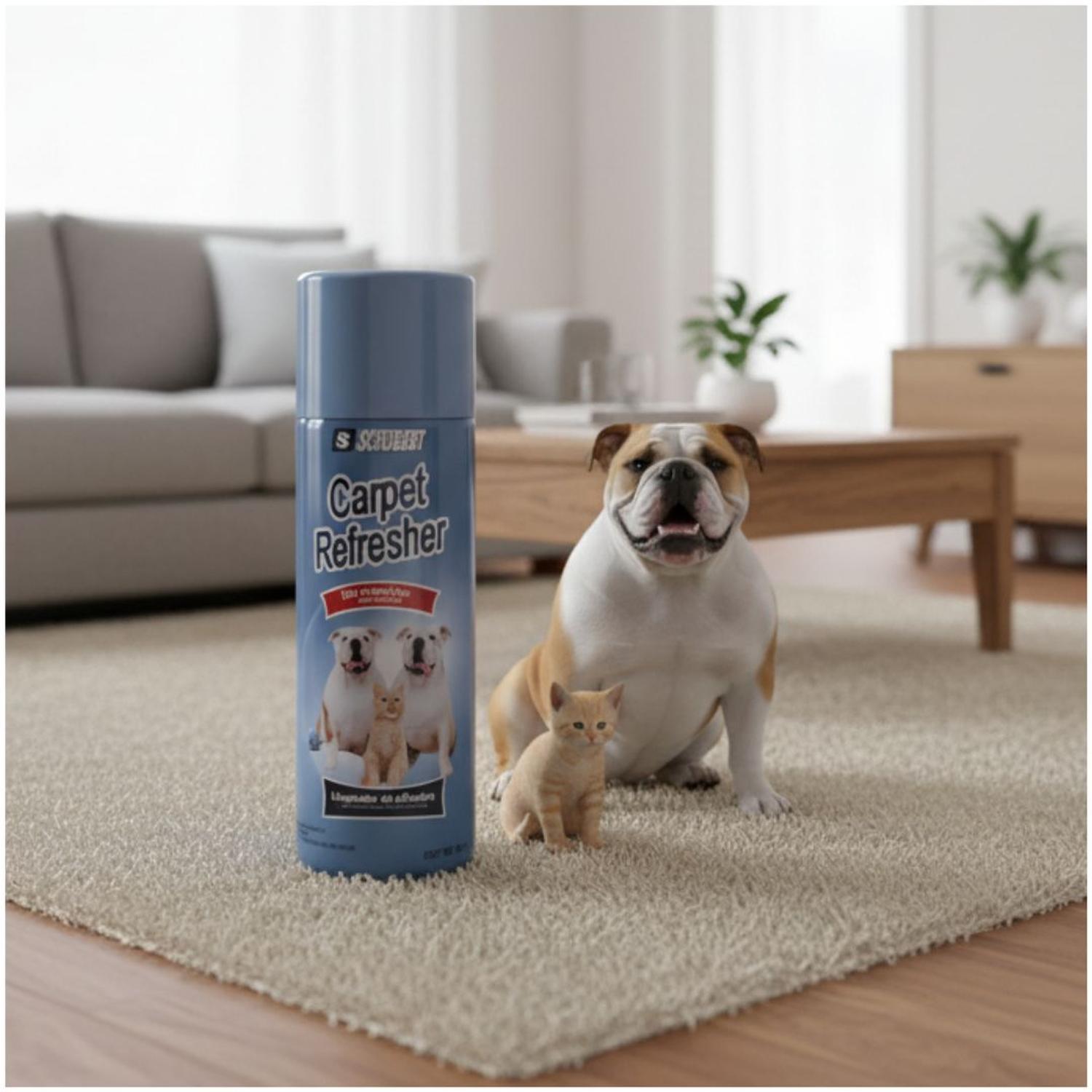 LIMPIADOR DE ALFOMBRAS SCHUBERT 450ML EN SPRAY NEUTRALIZADOR DE OLORES MASCOTAS - 3