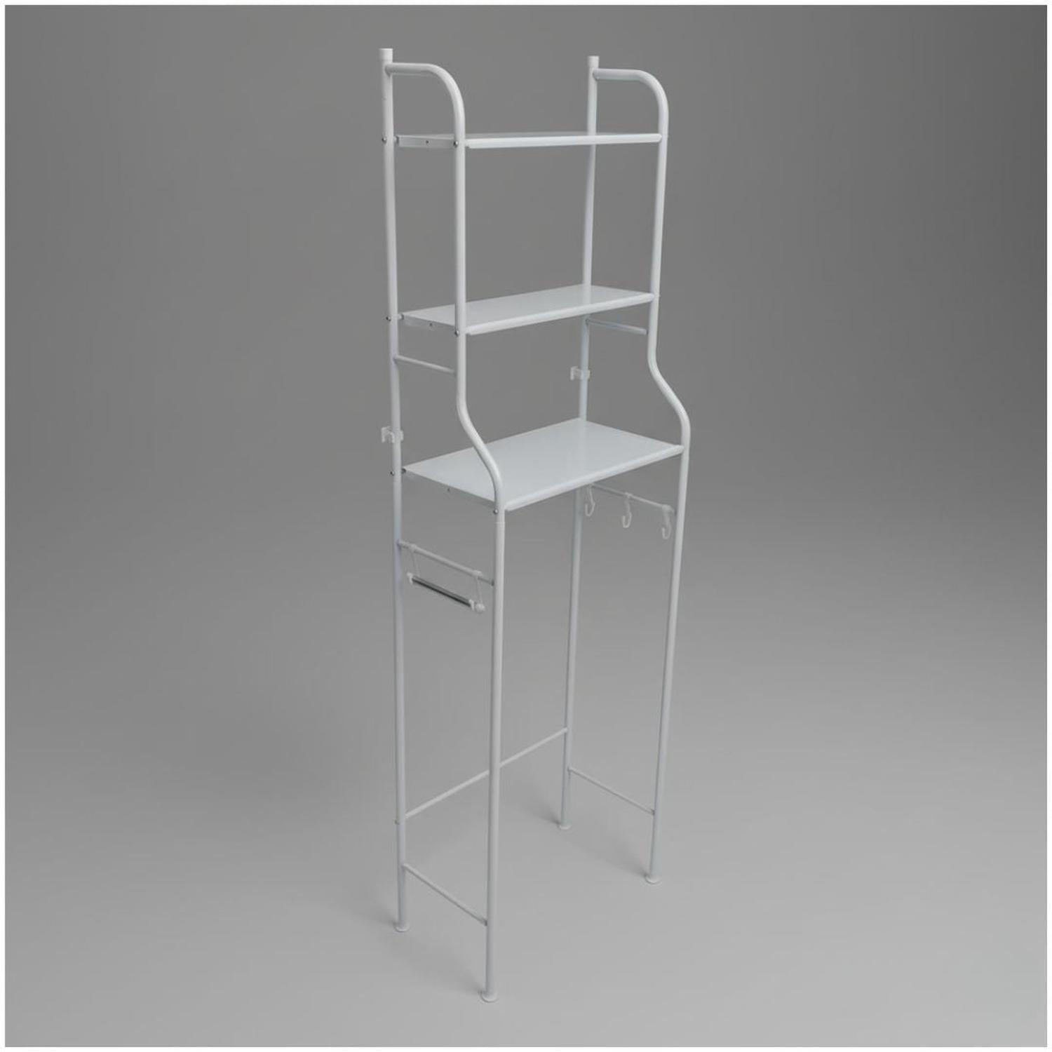 ESTANTE ORGANIZADOR DE BAÑO SOBRE INODORO MULTIUSOS 3 NIVELES 152X46X25CM - 7