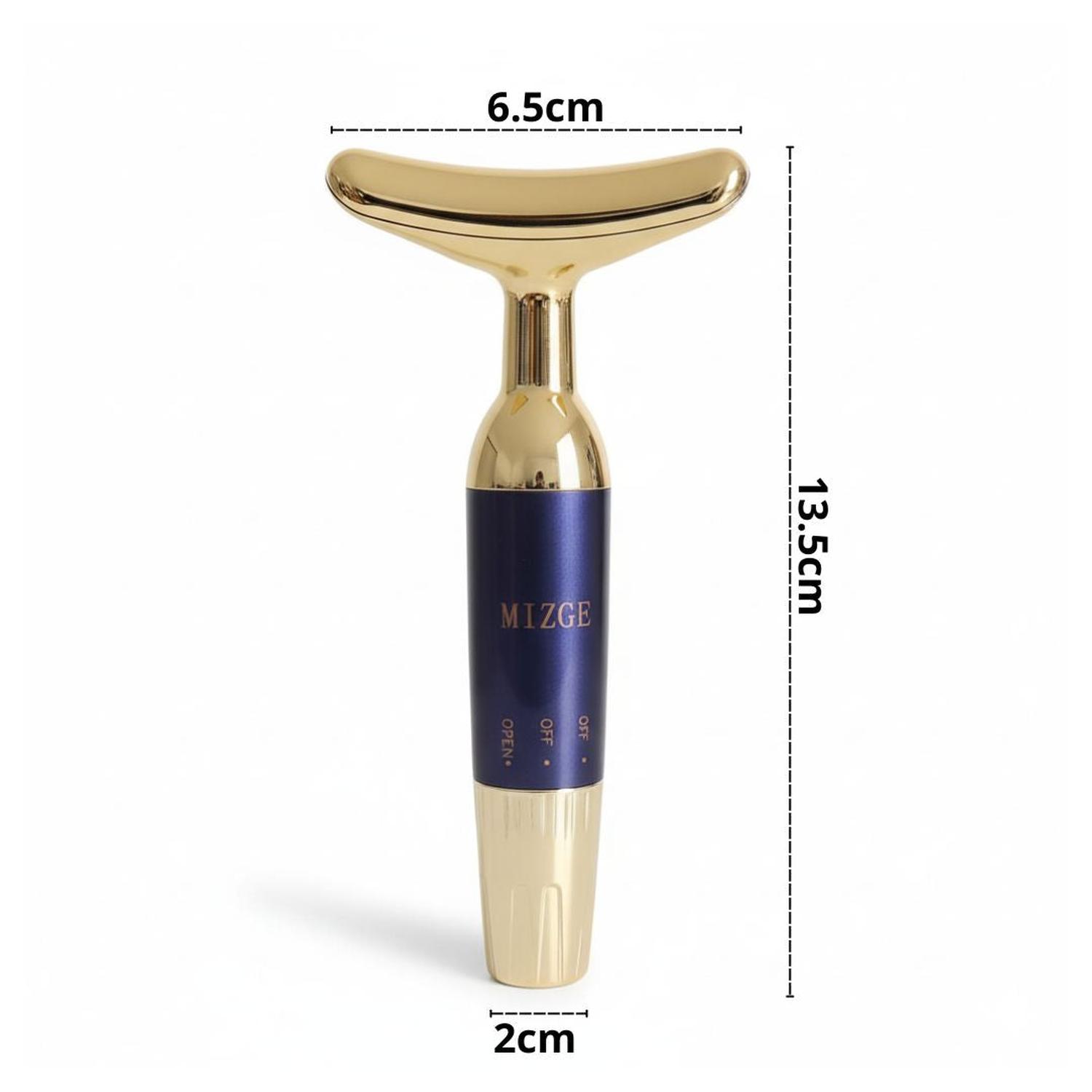 MASAJEADOR FACIAL ELÉCTRICO MEDIA LUNA ESTIRAMIENTO ROSTRO Y CUELLO MGE-018 TAMAÑO M - 5