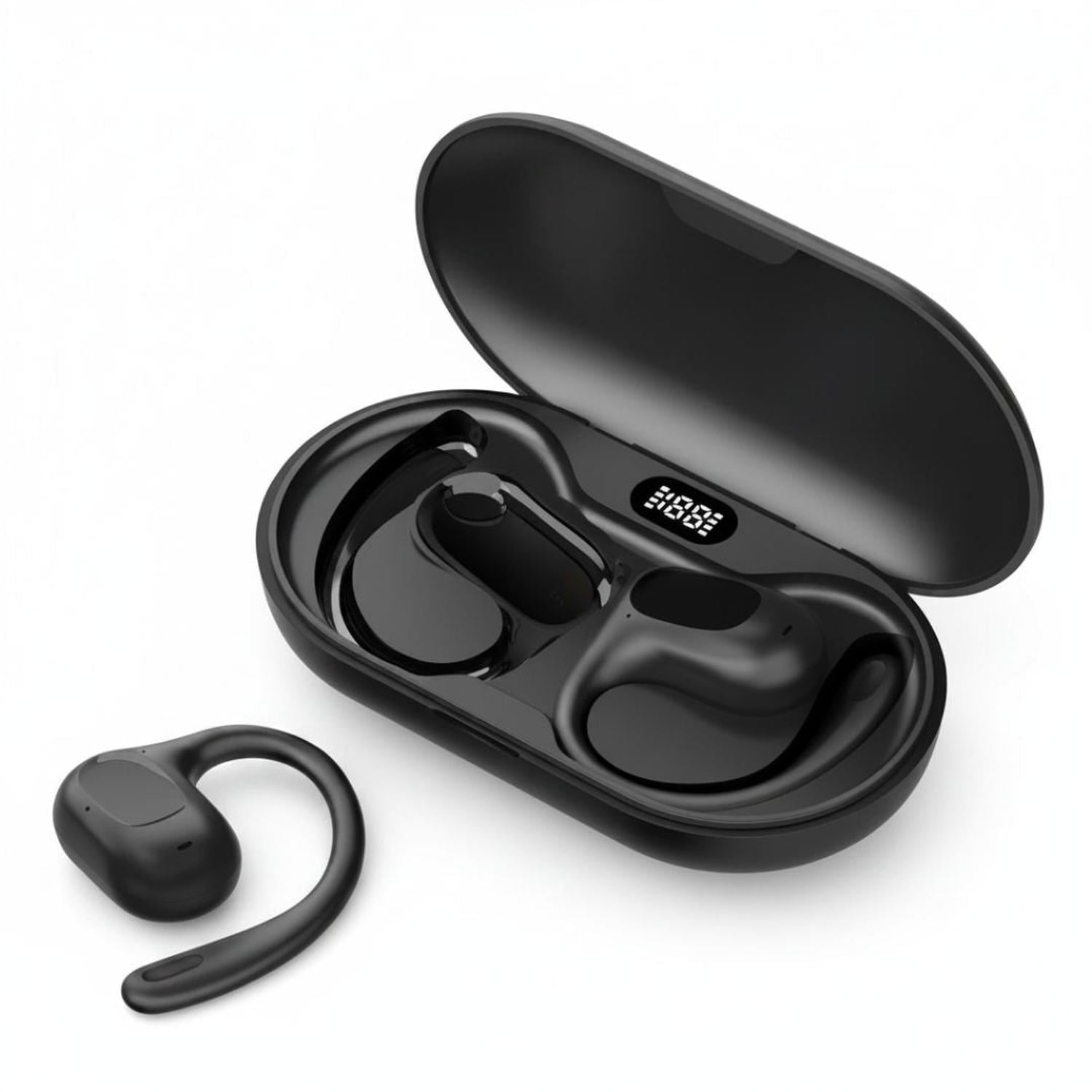 AUDÍFONOS INALÁMBRICOS BLUETOOTH OWS F200 AURICULARES TÁCTIL ESTUCHE PANTALLA DIGITAL - 2