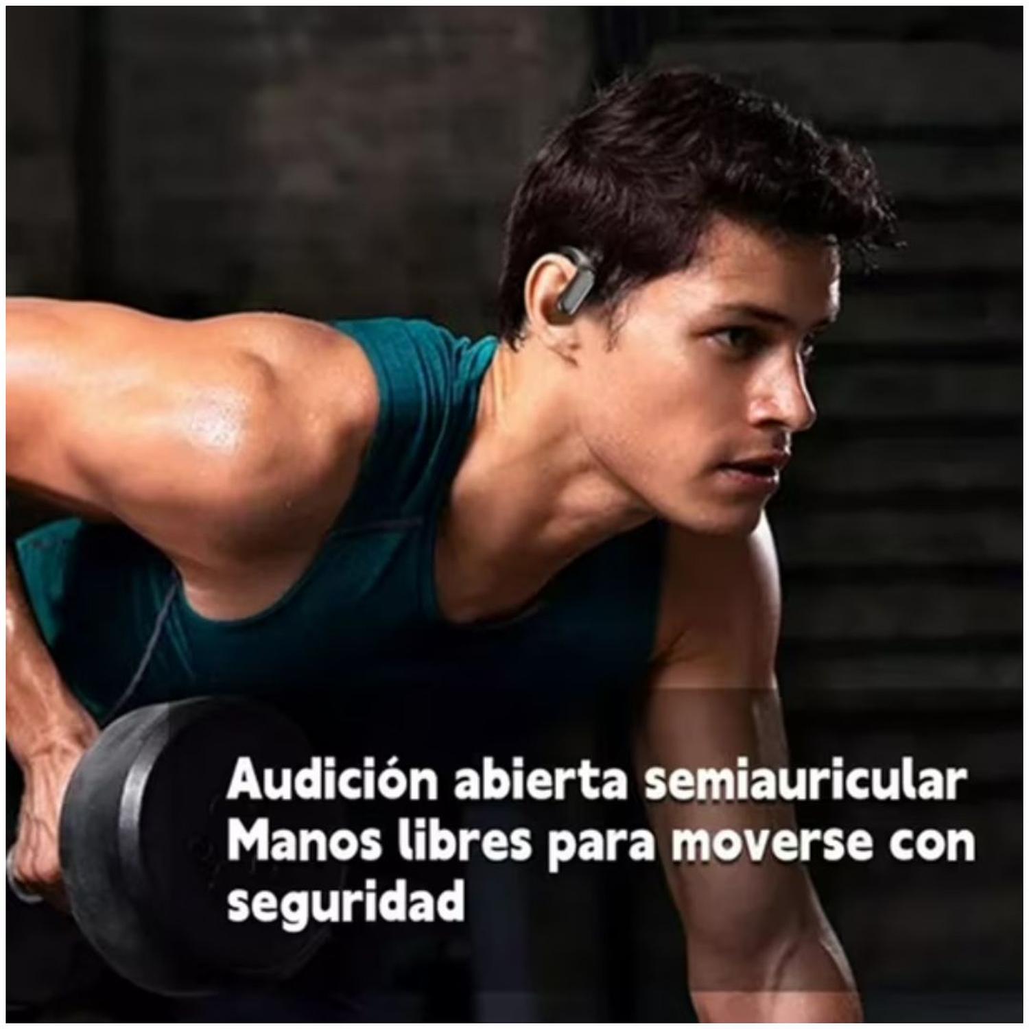 AUDÍFONOS INALÁMBRICOS BLUETOOTH OWS F200 AURICULARES TÁCTIL ESTUCHE PANTALLA DIGITAL - 3