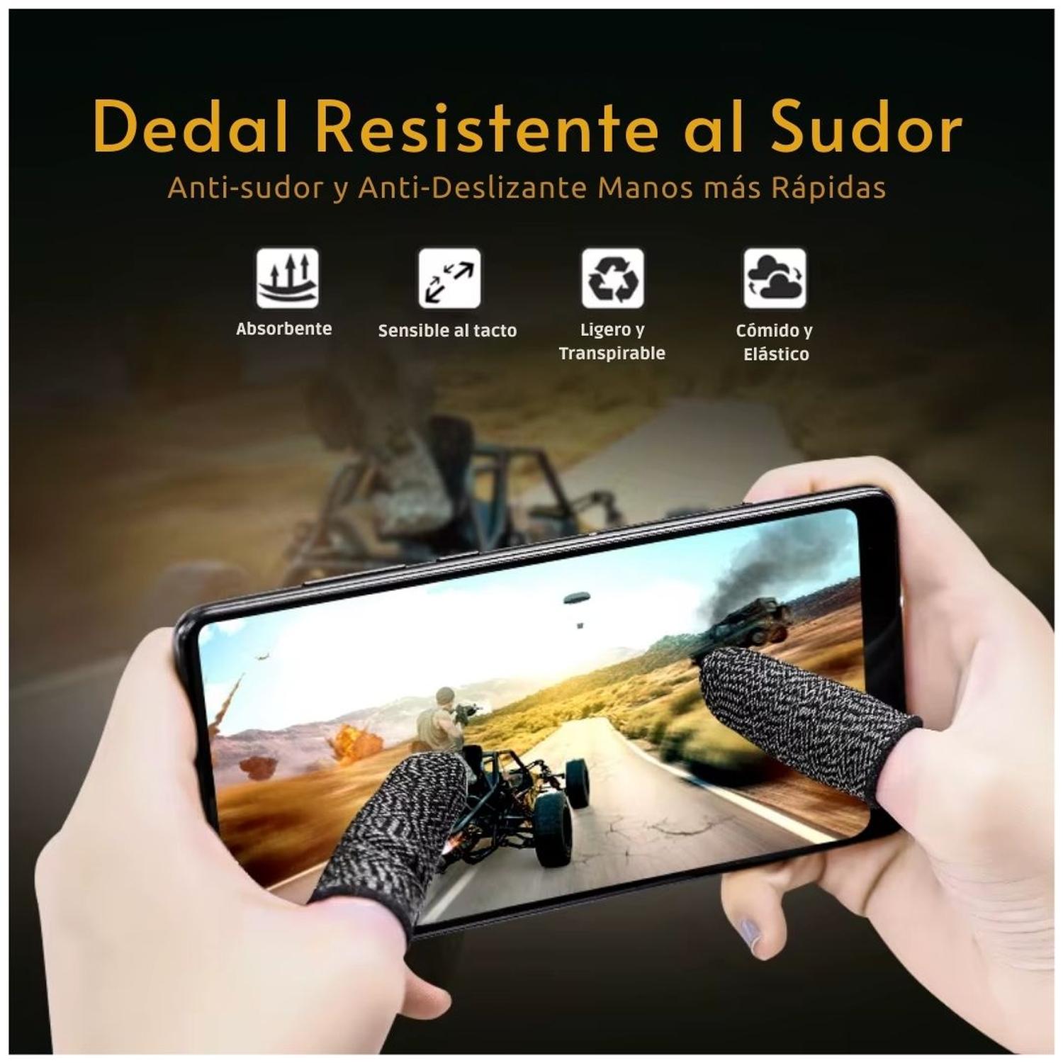 PACK 2 FUNDAS PARA DEDOS GAMER DEDALES GRIP ANTI SUDOR Y ANTI DESLIZANTE - 6
