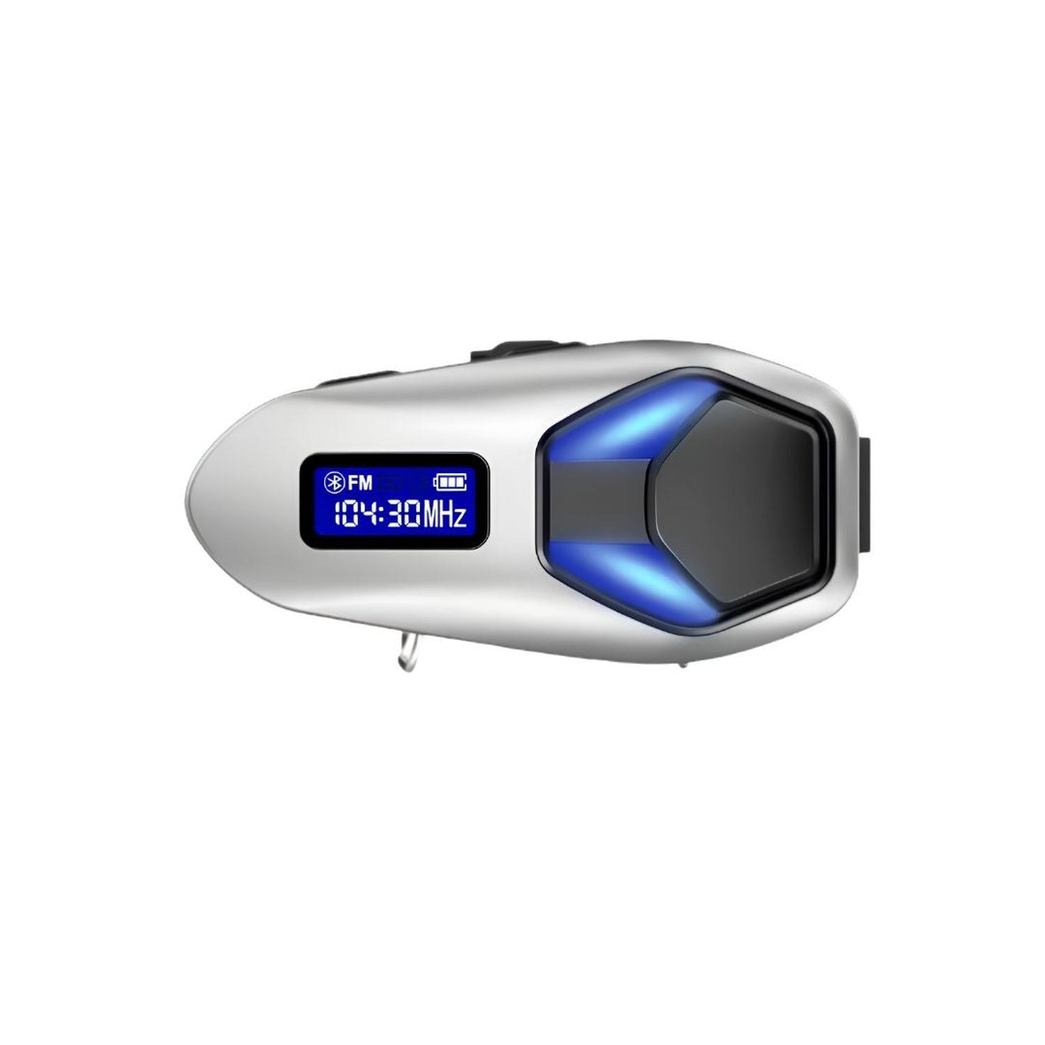 AUDÍFONOS BLUETOOTH PARA MOTO K12 CON MICRÓFONO AURICULAR CASCO FM RADIO - 6