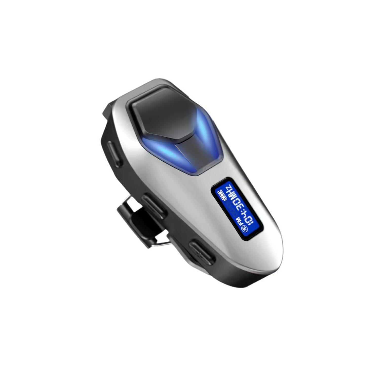 AUDÍFONOS BLUETOOTH PARA MOTO K12 CON MICRÓFONO AURICULAR CASCO FM RADIO - 8