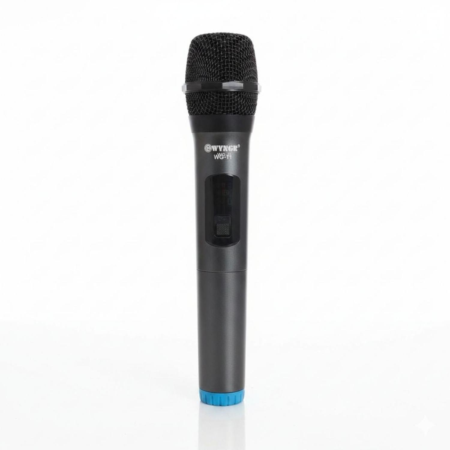 PACK MICRÓFONO INALÁMBRICO UHF RECARGABLE WG-11 KARAOKE CON PANTALLA DIGITAL - 6