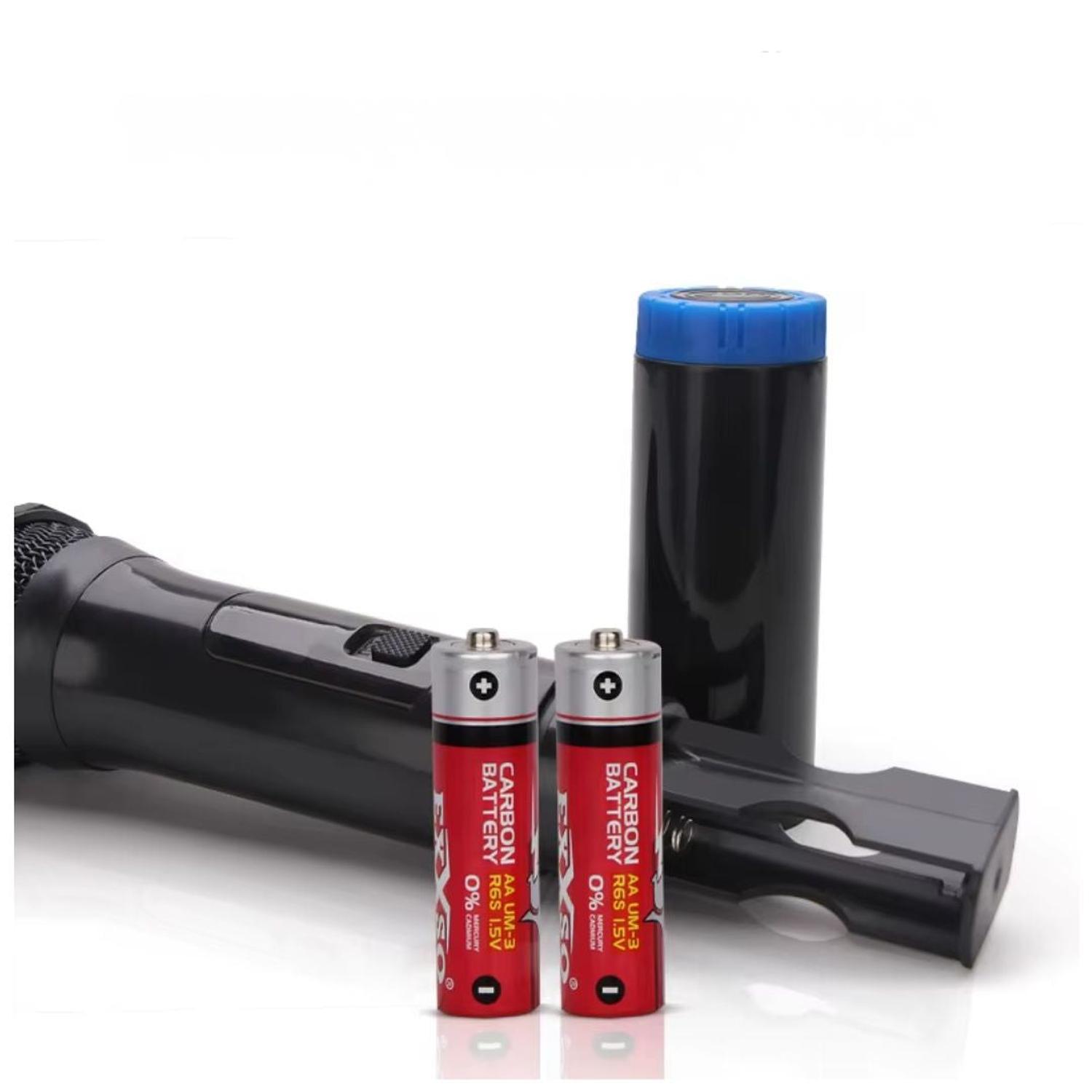 PACK MICRÓFONO INALÁMBRICO UHF RECARGABLE WG-11 KARAOKE CON PANTALLA DIGITAL - 7