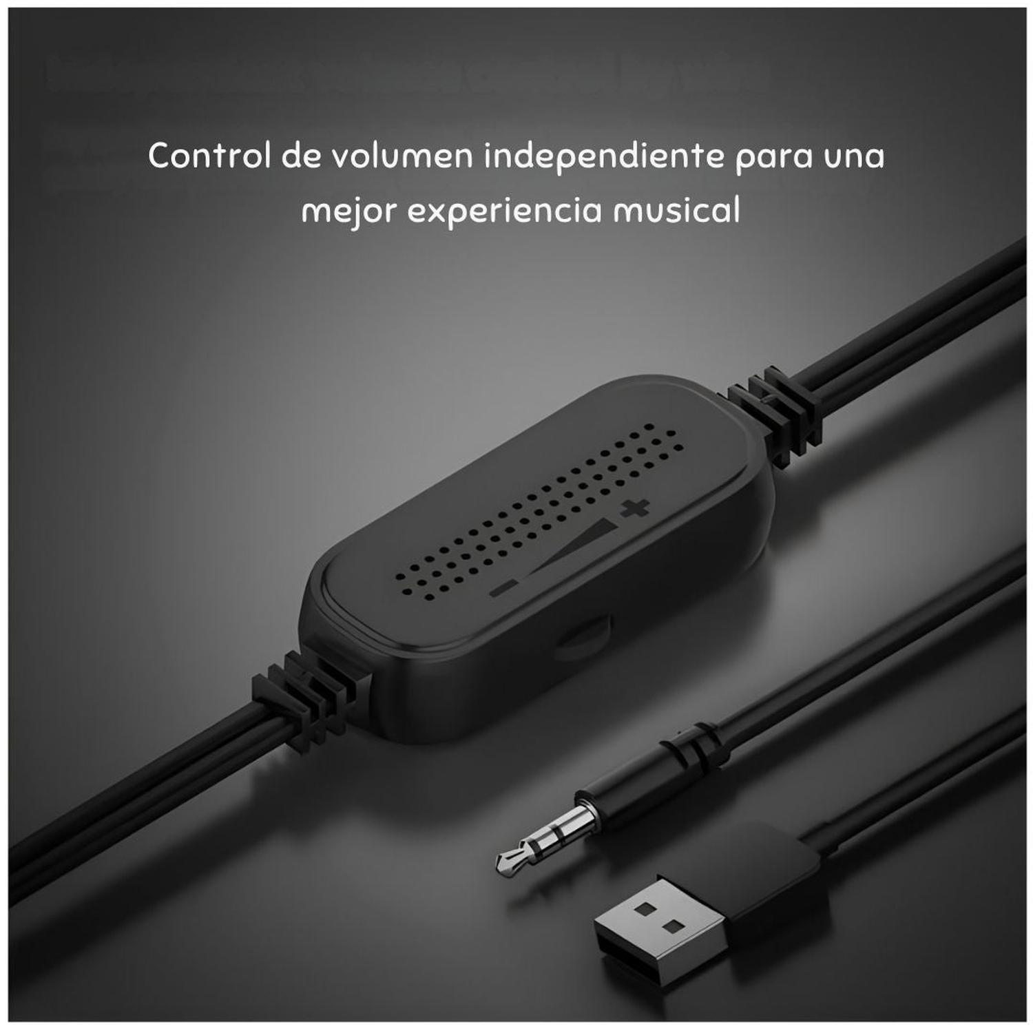 PARLANTES X2 PORTÁTIL S-527 PARA PC LAPTOP GAMER RGB 2.0 - 3