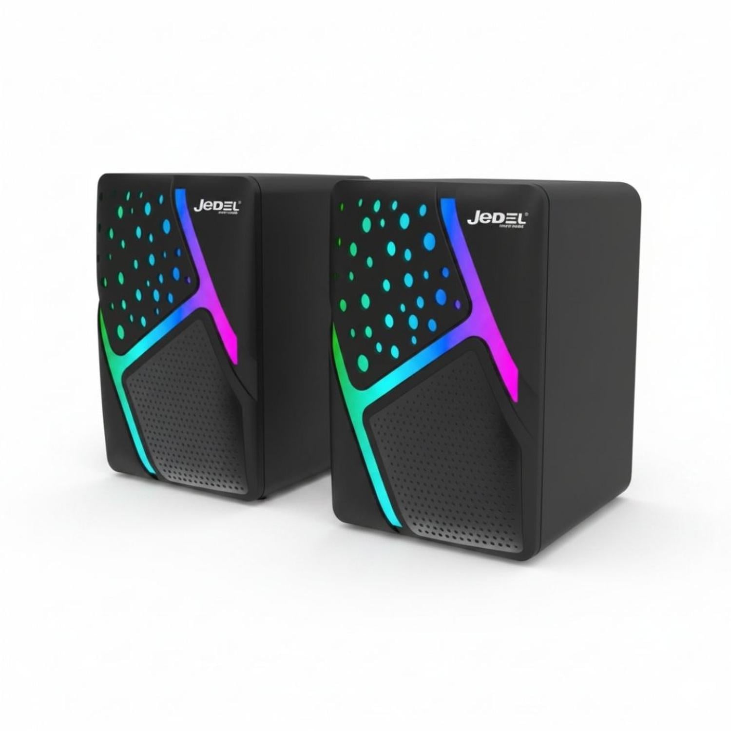 PARLANTES X2 PORTÁTIL S-527 PARA PC LAPTOP GAMER RGB 2.0 - 7