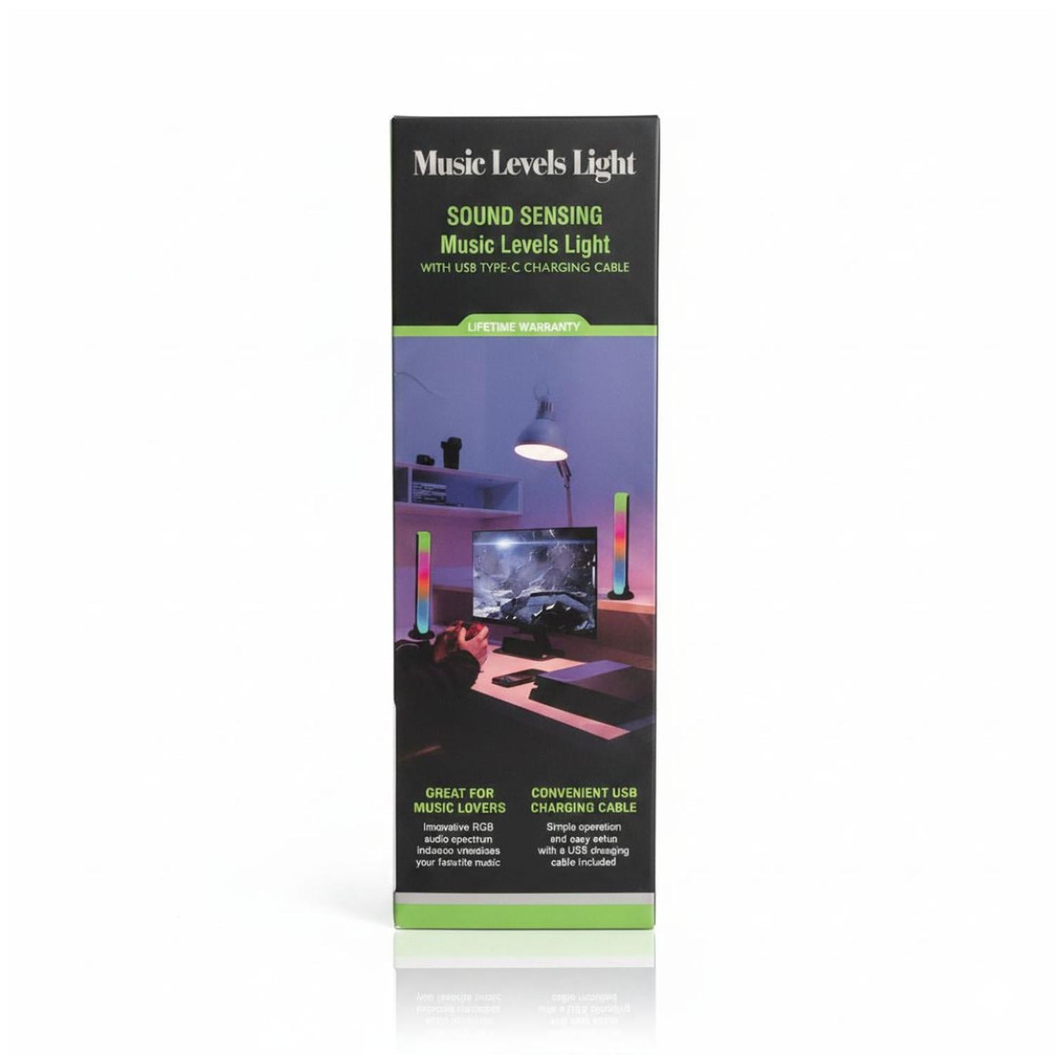LUZ LED RGB BARRA RITMICA LAMPARA GAMER RECARGABLE - 8