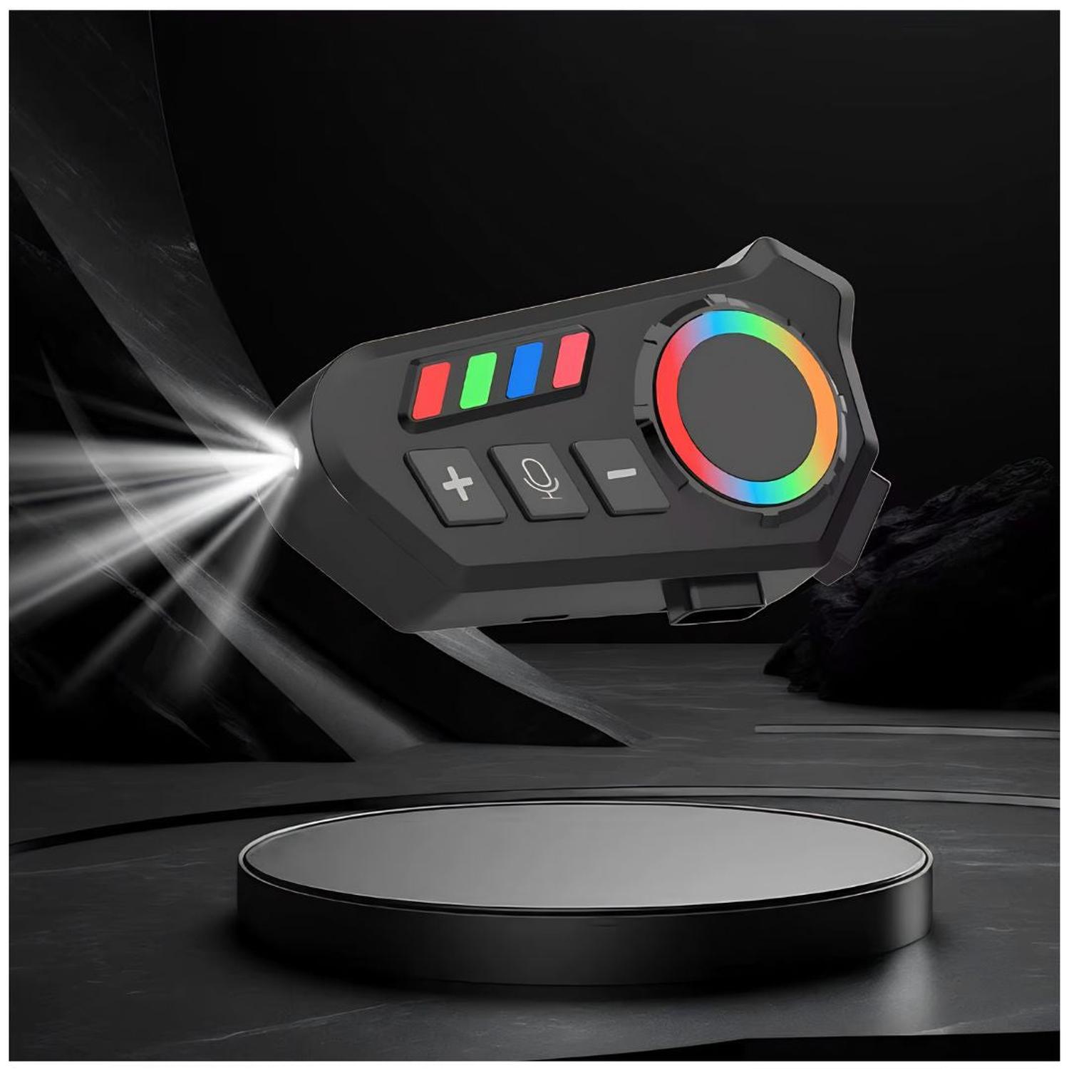 AUDÍFONOS BLUETOOTH PARA MOTO K06 CON MICRÓFONO AURICULAR CASCO - 6