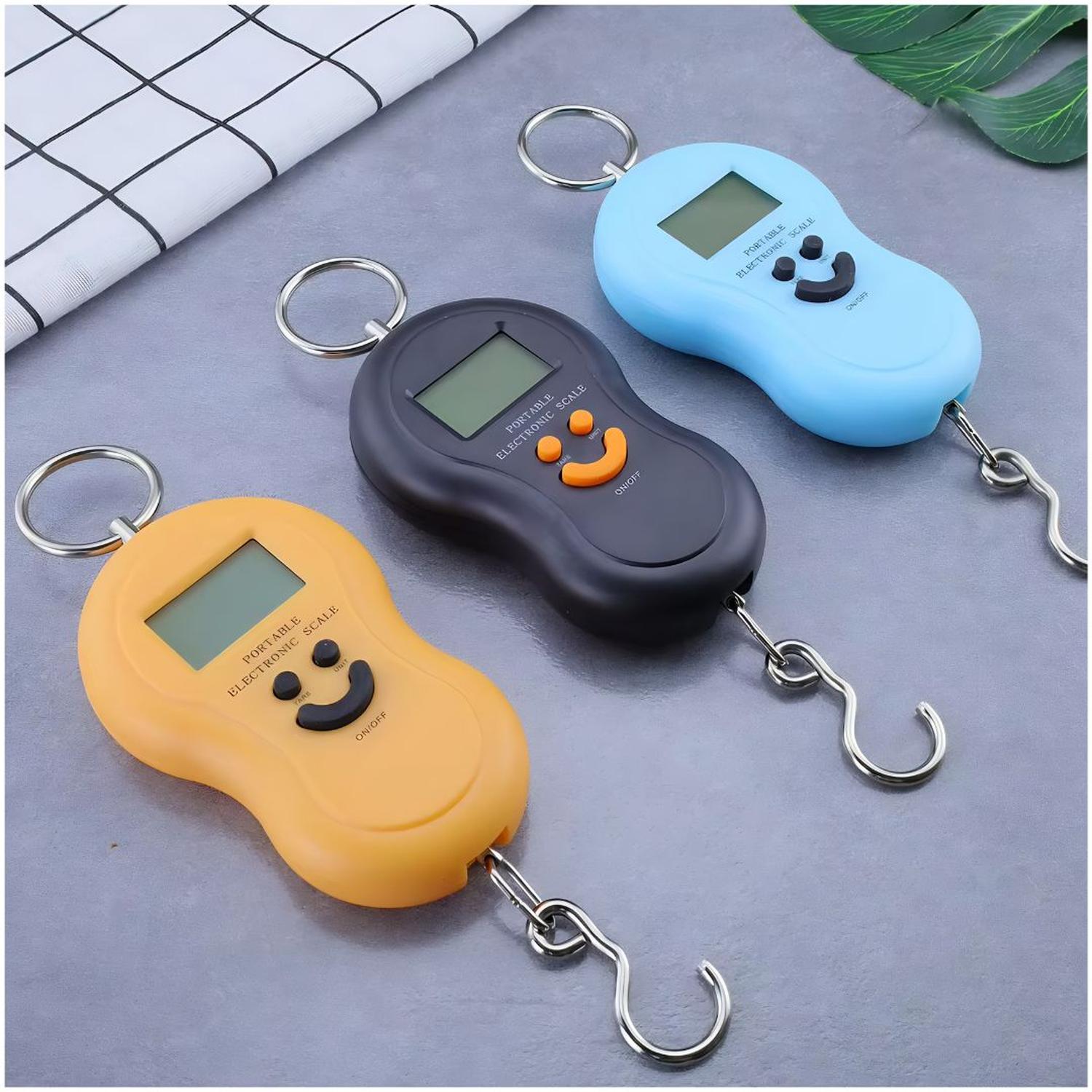 BALANZA ELECTRÓNICA DIGITAL DE MANO HASTA 50KG MULTIUSOS BÁSCULA MALETA DE VIAJE TAMAÑO M - 2