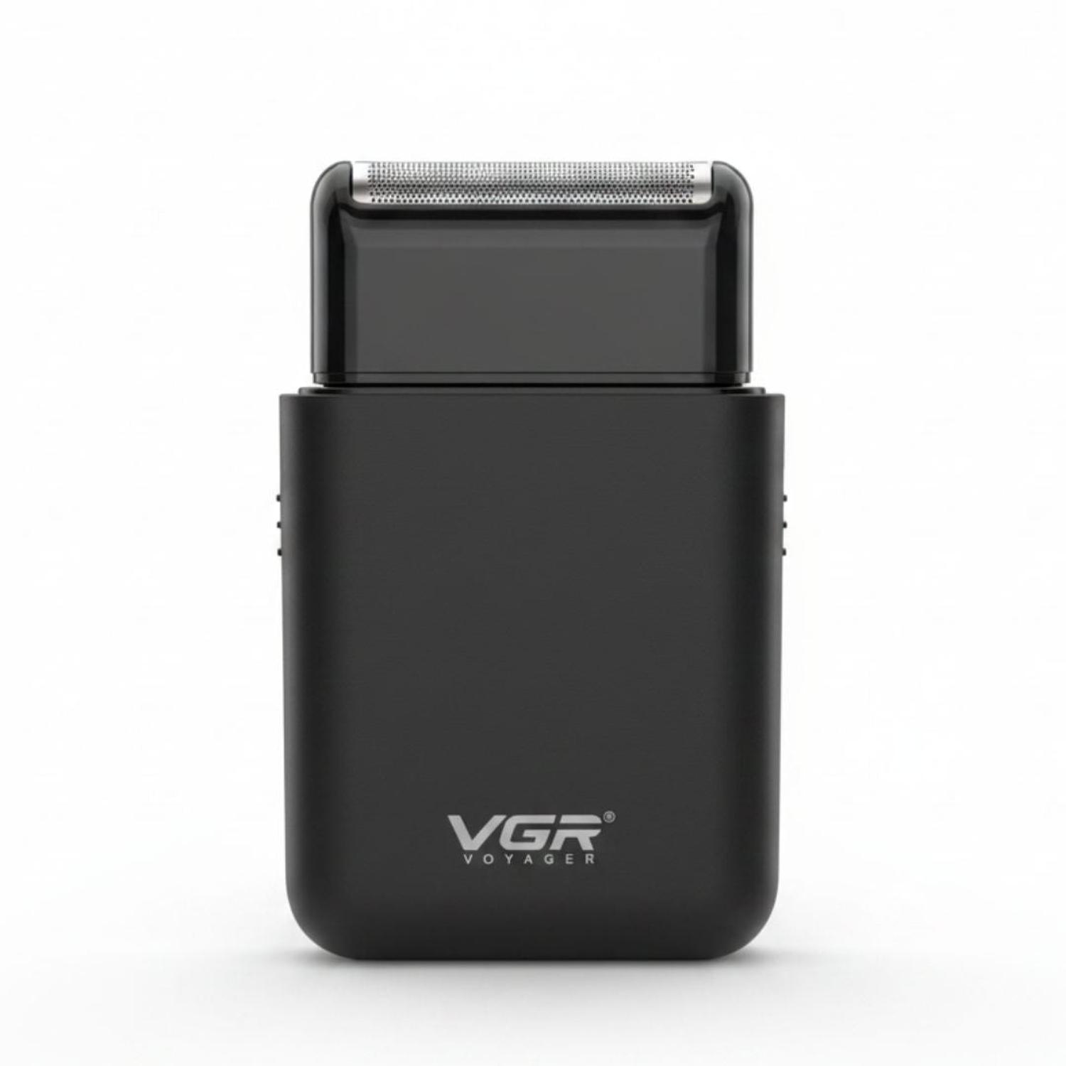 MÁQUINA AFEITADORA ELÉCTRICA RECARGABLE SHAVER VGR V-390 2 EN 1 RASURADORA PATILLERA - 5