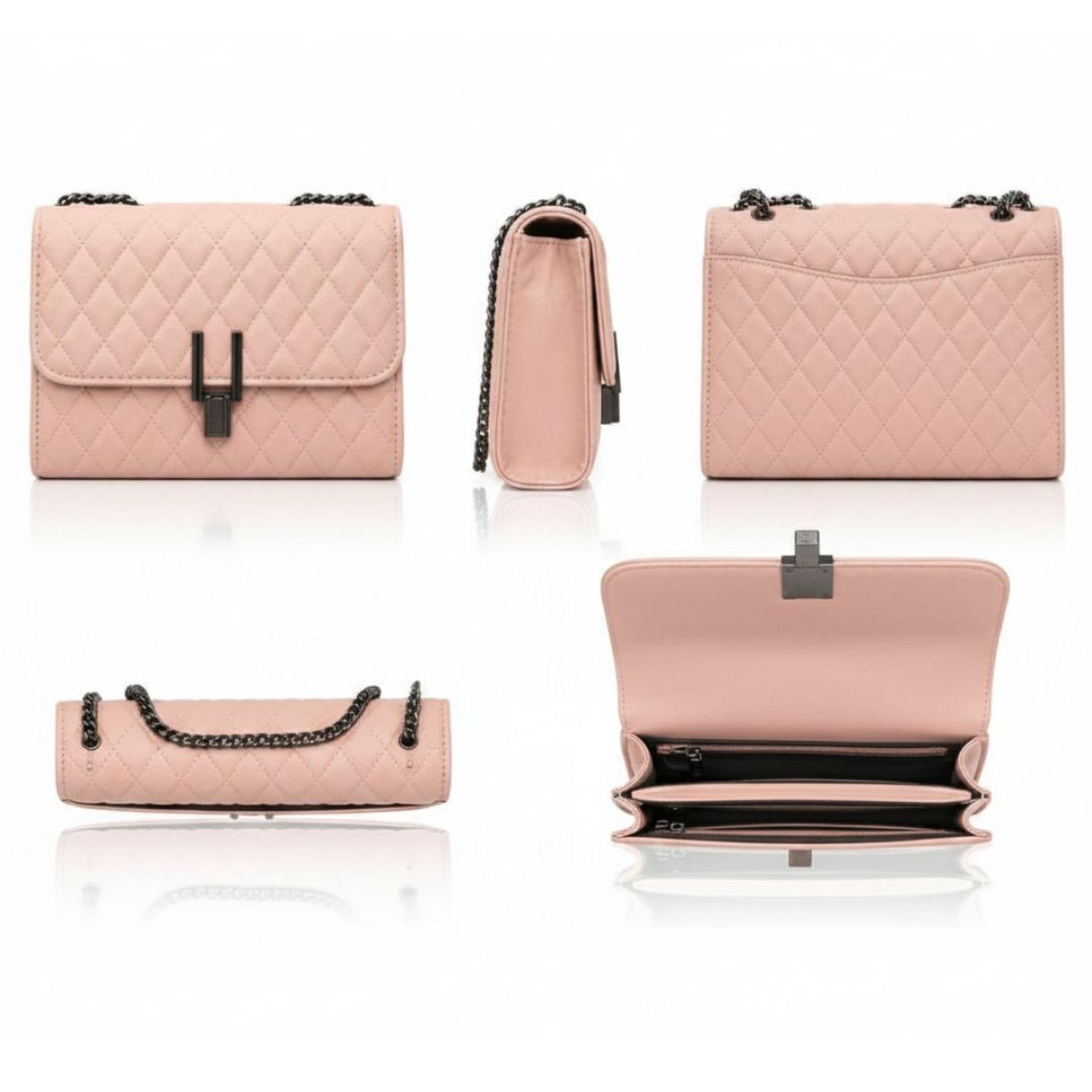 CARTERA DE MANO CON CORREA DISEÑO PREMIUM TAMAÑO M - 7