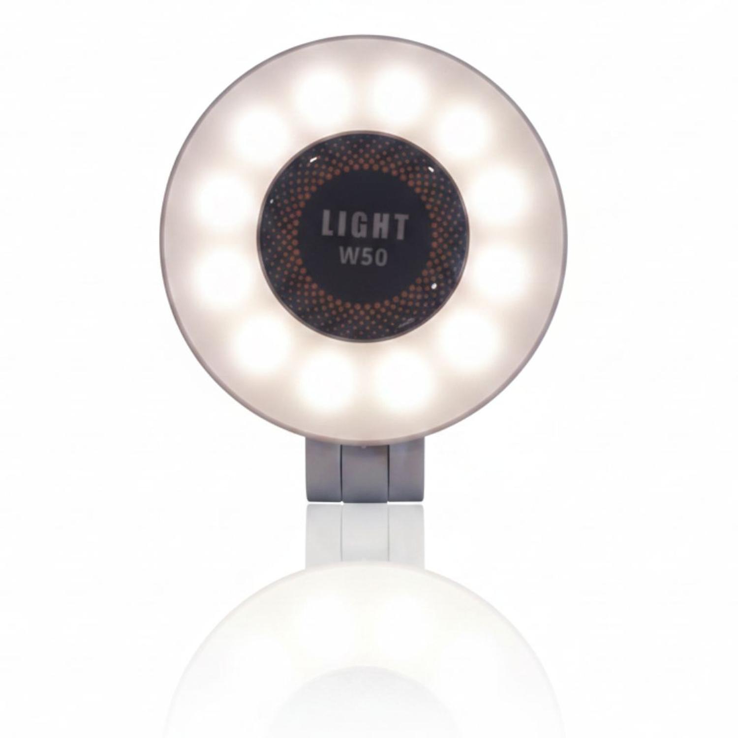 POPSOCKETS PARA CELULAR W50 CON ARO LUZ LED INTEGRADO SOPORTE MAGNÉTICO - 7