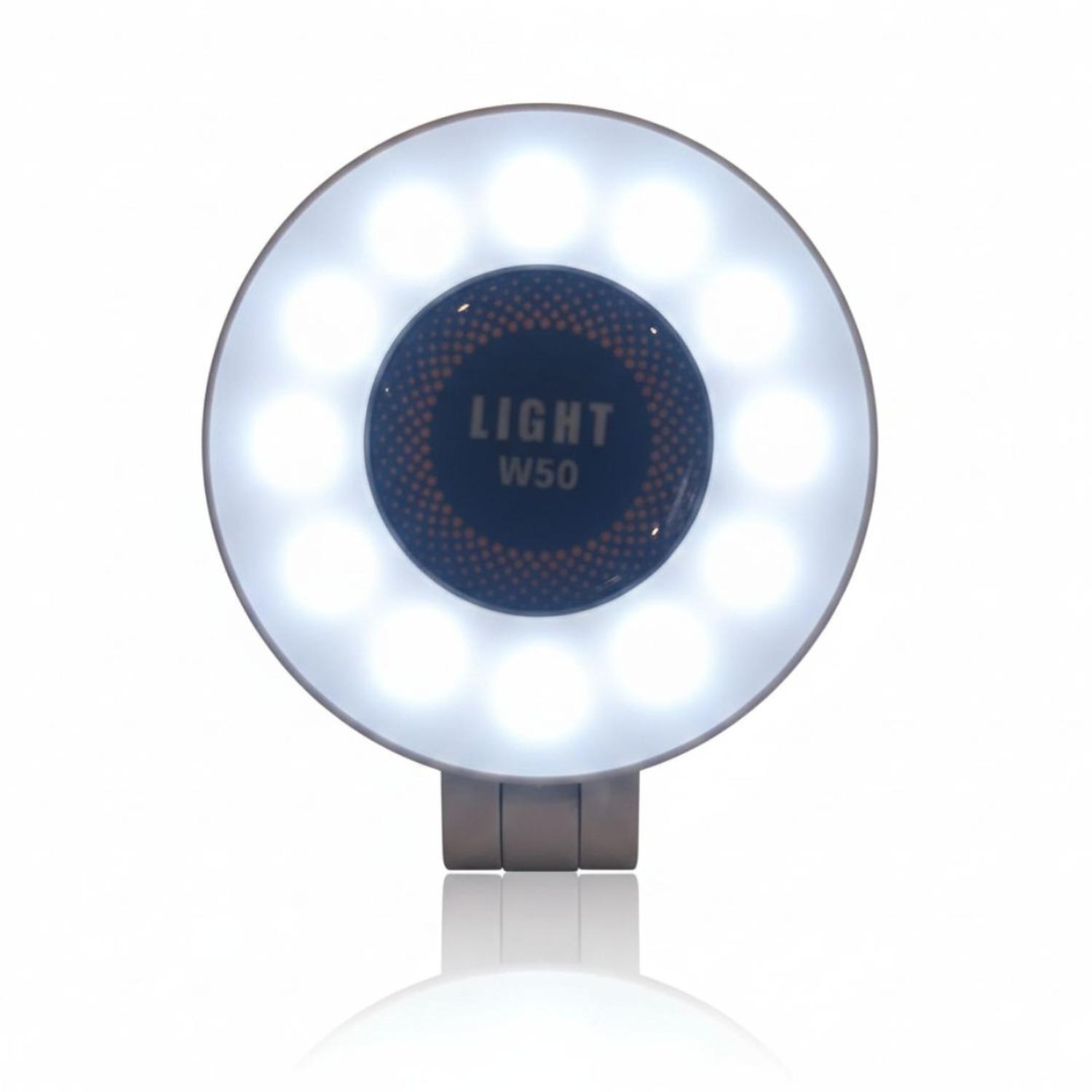 POPSOCKETS PARA CELULAR W50 CON ARO LUZ LED INTEGRADO SOPORTE MAGNÉTICO - 8