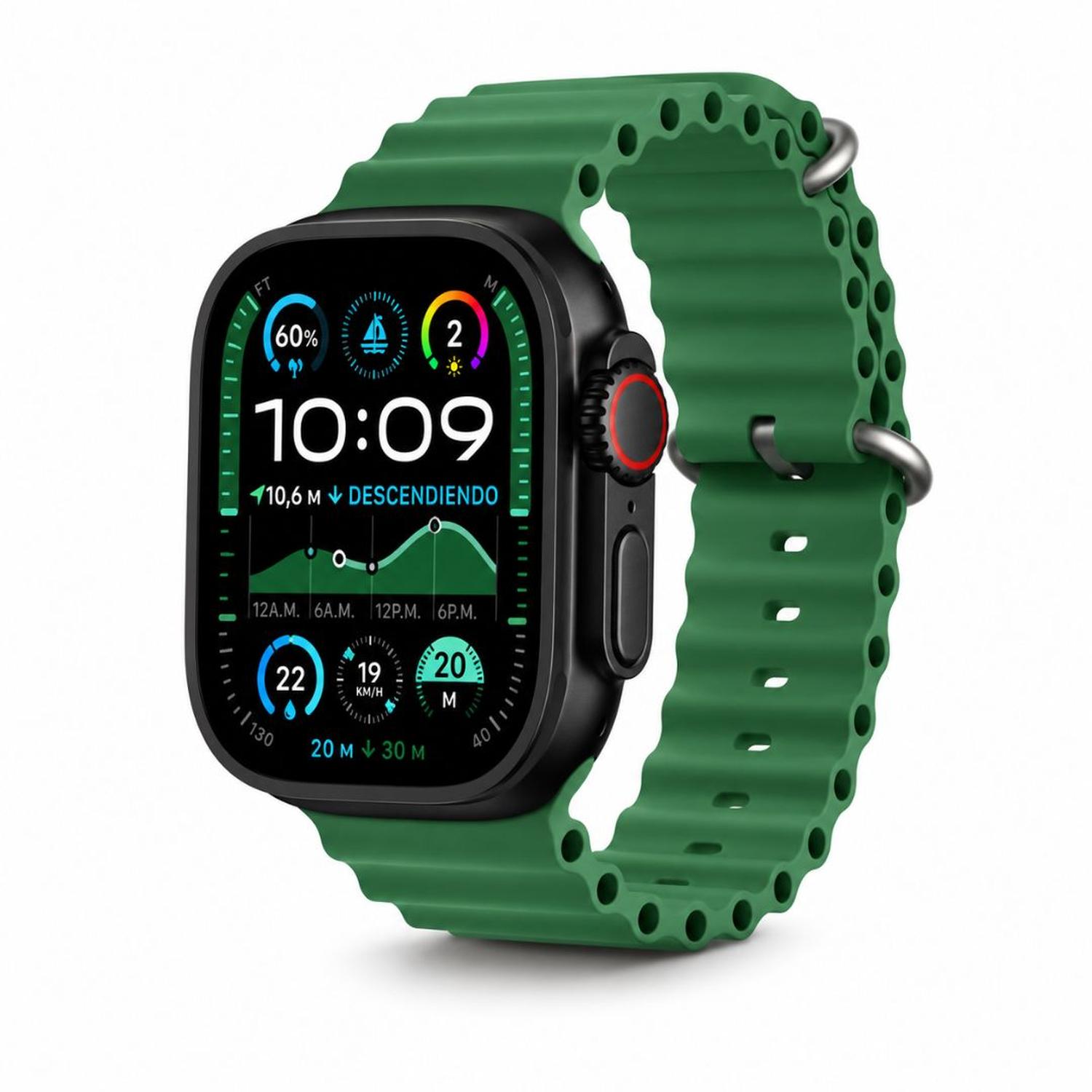 SMARTWATCH T900 ULTRA BIG 2.09” BLUETOOTH NOTIFICACIONES CONTROL DESDE APP TAMAÑO M - 1