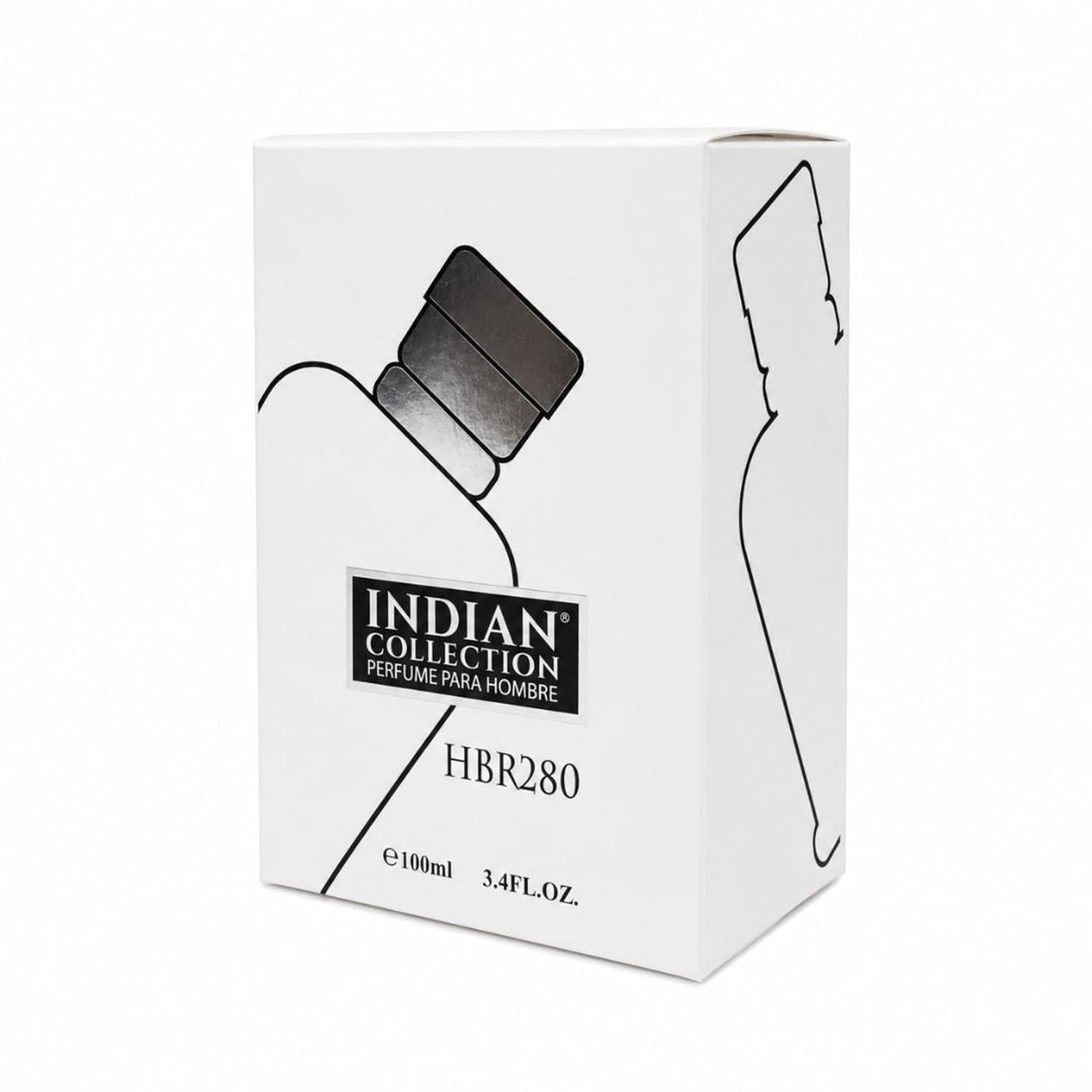 PERFUME PARA HOMBRE COLONIA INDIAN COLLECTION HBR280 100ML FRAGANCIA EN SPRAY - 4