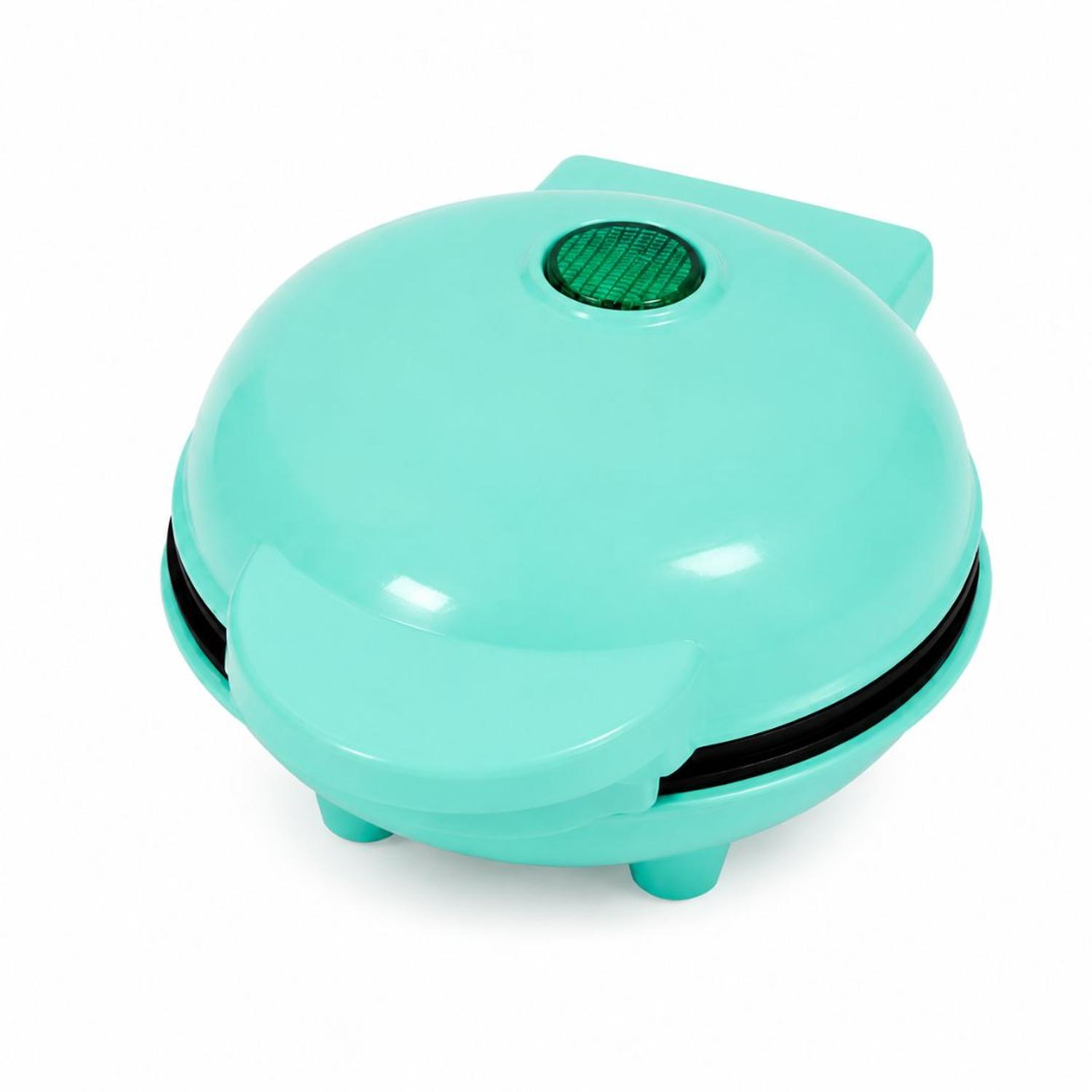 MINI WAFFLERA ANTIADHERENTE ELÉCTRICA PORTÁTIL DE 350W VERDE - 5