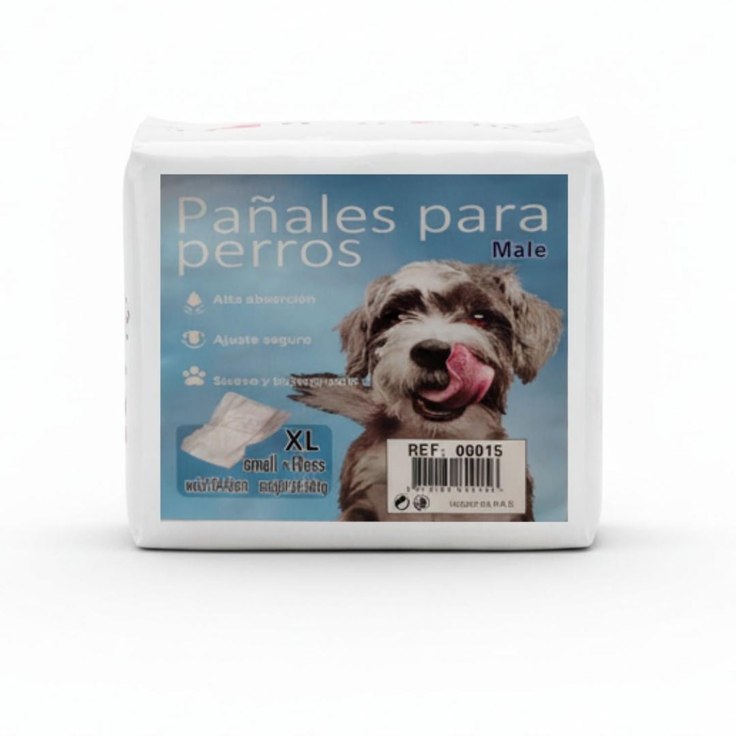 PACK X24 PAÑAL PARA PERROS MACHO TALLA XL ABSORBENTE AJUSTABLE - 2