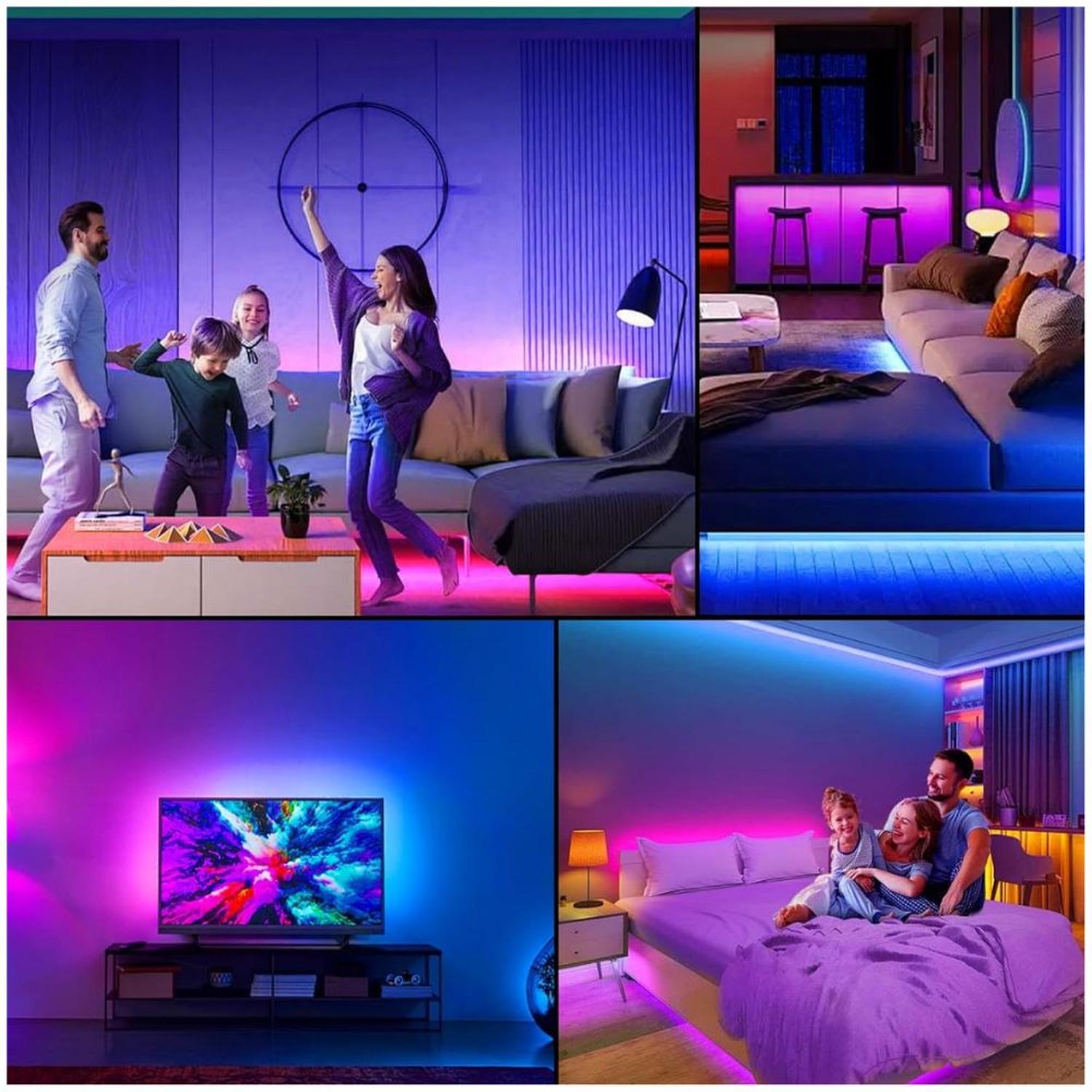 CINTA LUZ LED RGB DE 5 METROS CON CONECTOR USB Y CONTROL REMOTO - 7