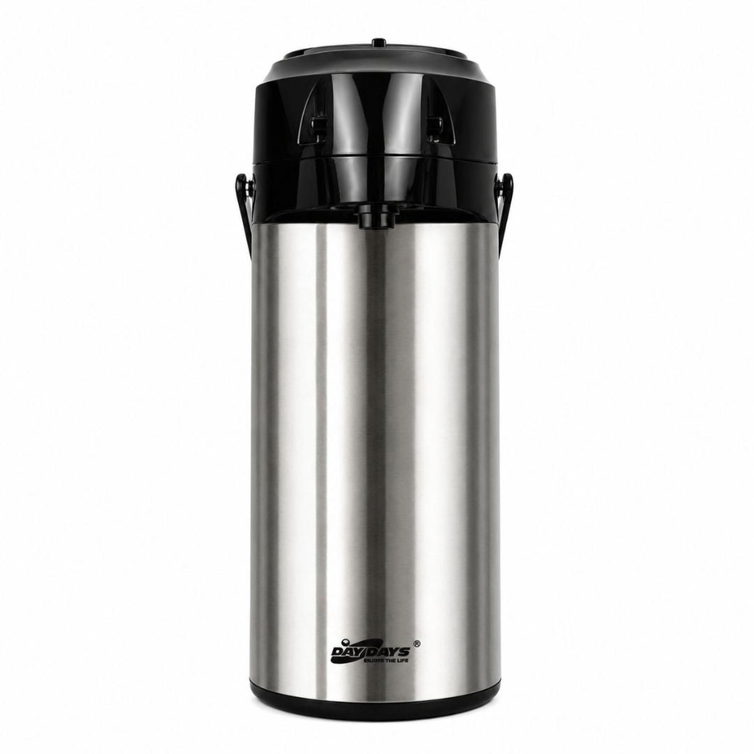 TERMO CON DISPENSADOR DAYDAYS GRANDE 3 LITROS PREMIUM ACERO INOXIDABLE - 6