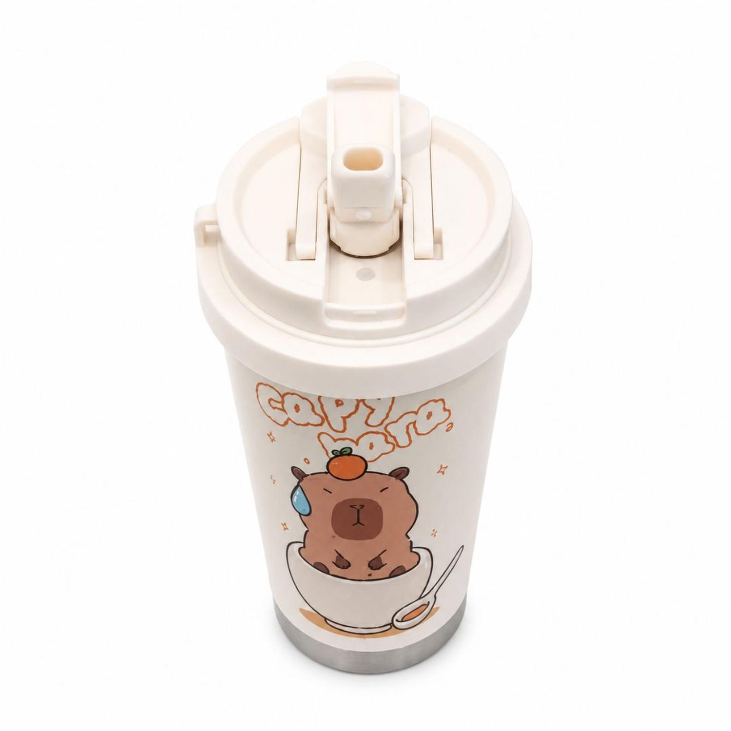 VASO TÉRMICO TOMATODO TERMO MULTIUSOS CREMA FRÍO CALIENTE DISEÑO CAPIBARA ALEATORIO - 7