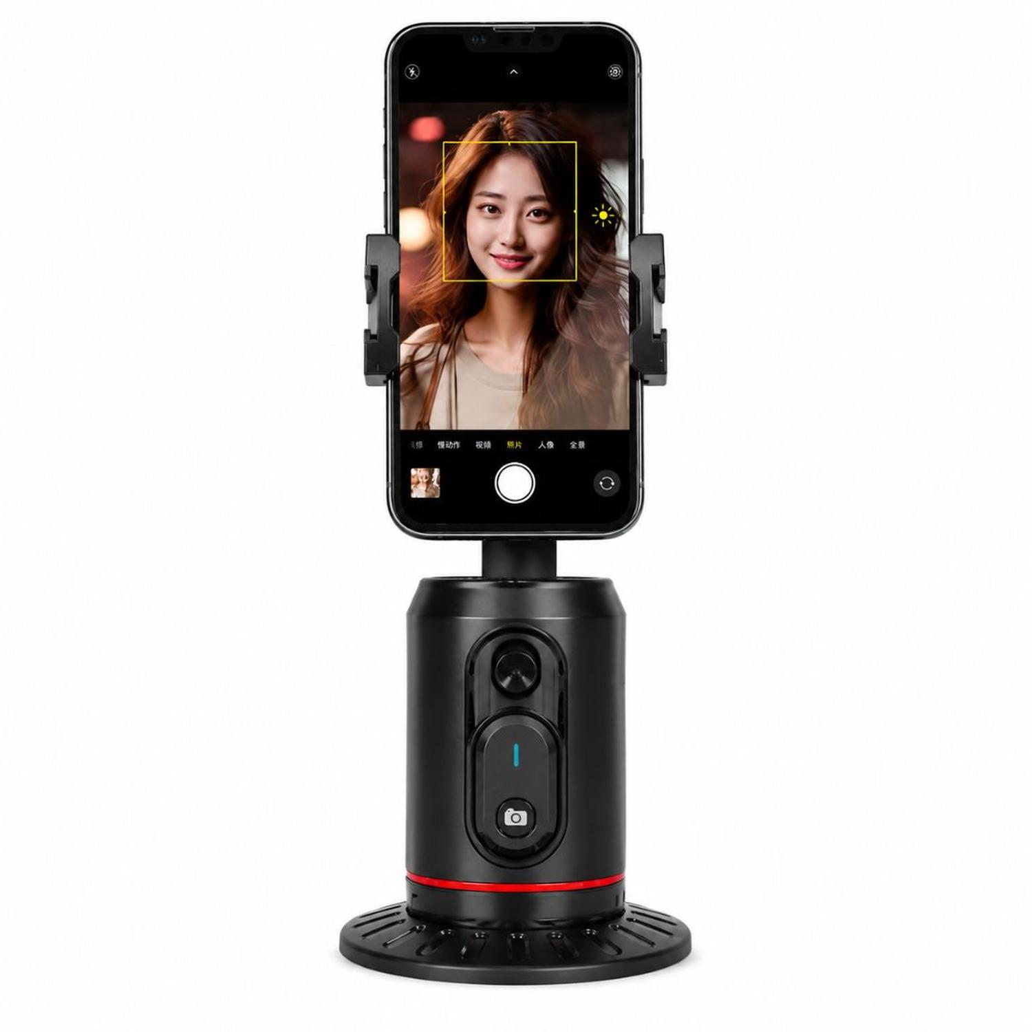 SELFIE STICK CON IA TRÍPODE INTELIGENTE Q02 SEGUIMIENTO FACIAL 360° CONTROL REMOTO - 6