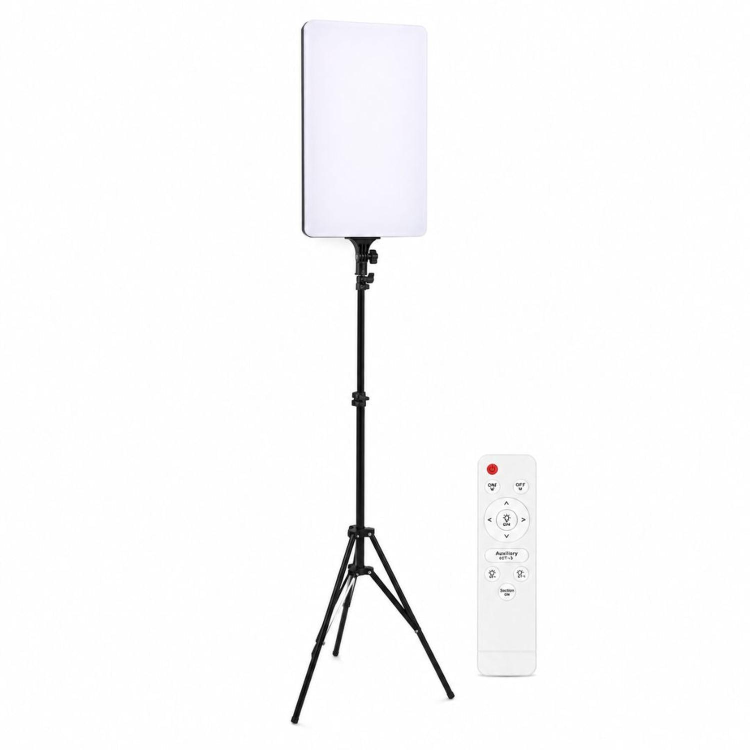LÁMPARA PANEL LUZ LED RL-24 FOTOGRAFÍA PROFESIONAL + TRÍPODE + CONTROL REMOTO - 5
