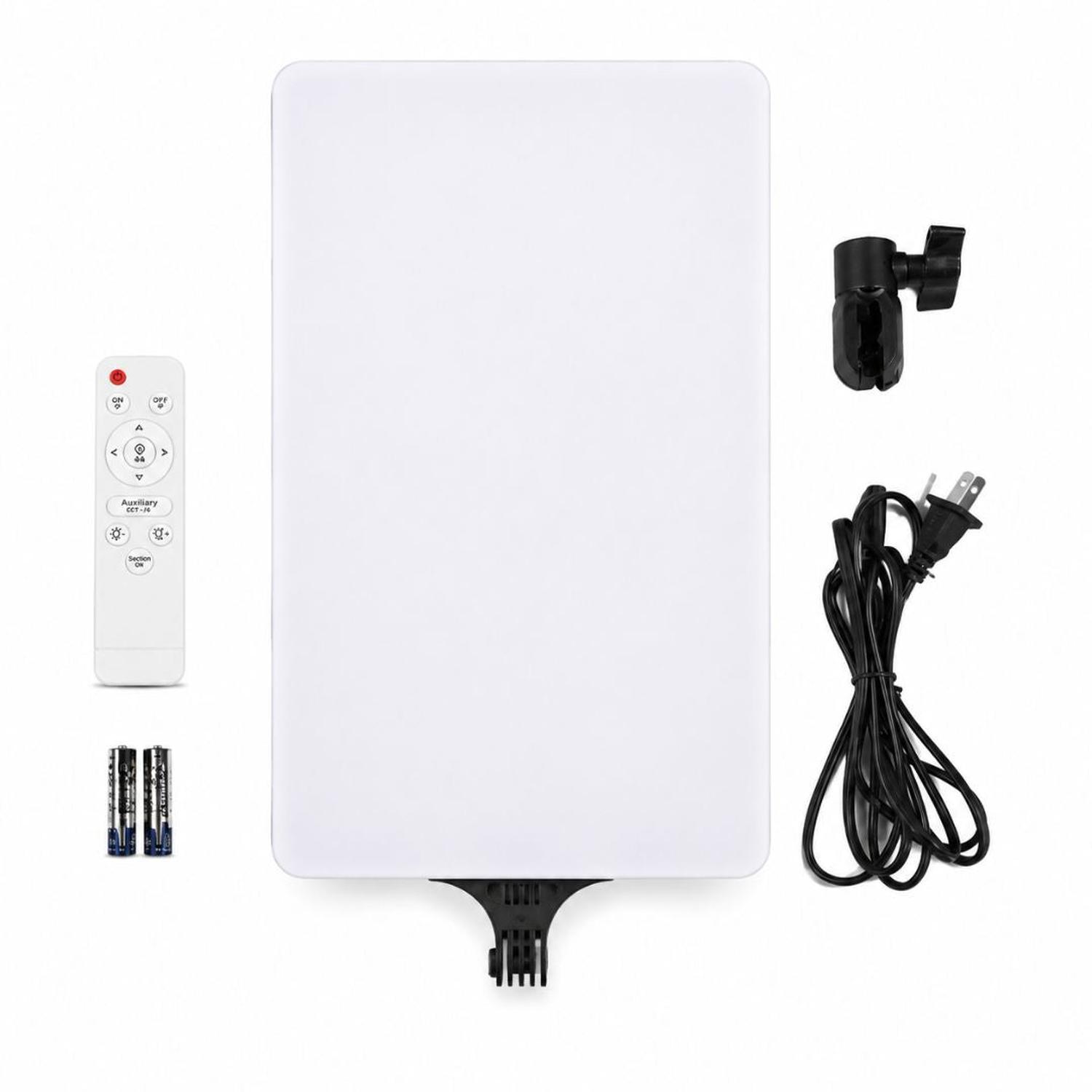 LÁMPARA PANEL LUZ LED RL-24 FOTOGRAFÍA PROFESIONAL + TRÍPODE + CONTROL REMOTO - 8