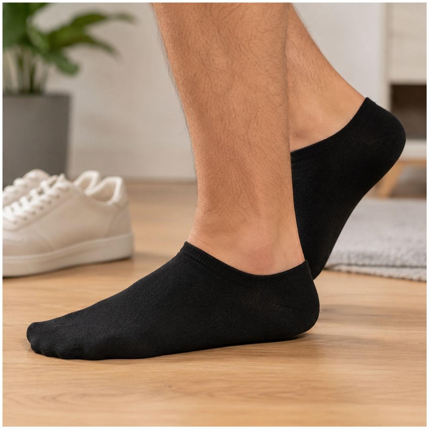 PACK X12 PARES DE MEDIAS TALONERAS PARA HOMBRE TRANSPIRABLES TALLA 40-45 - 4