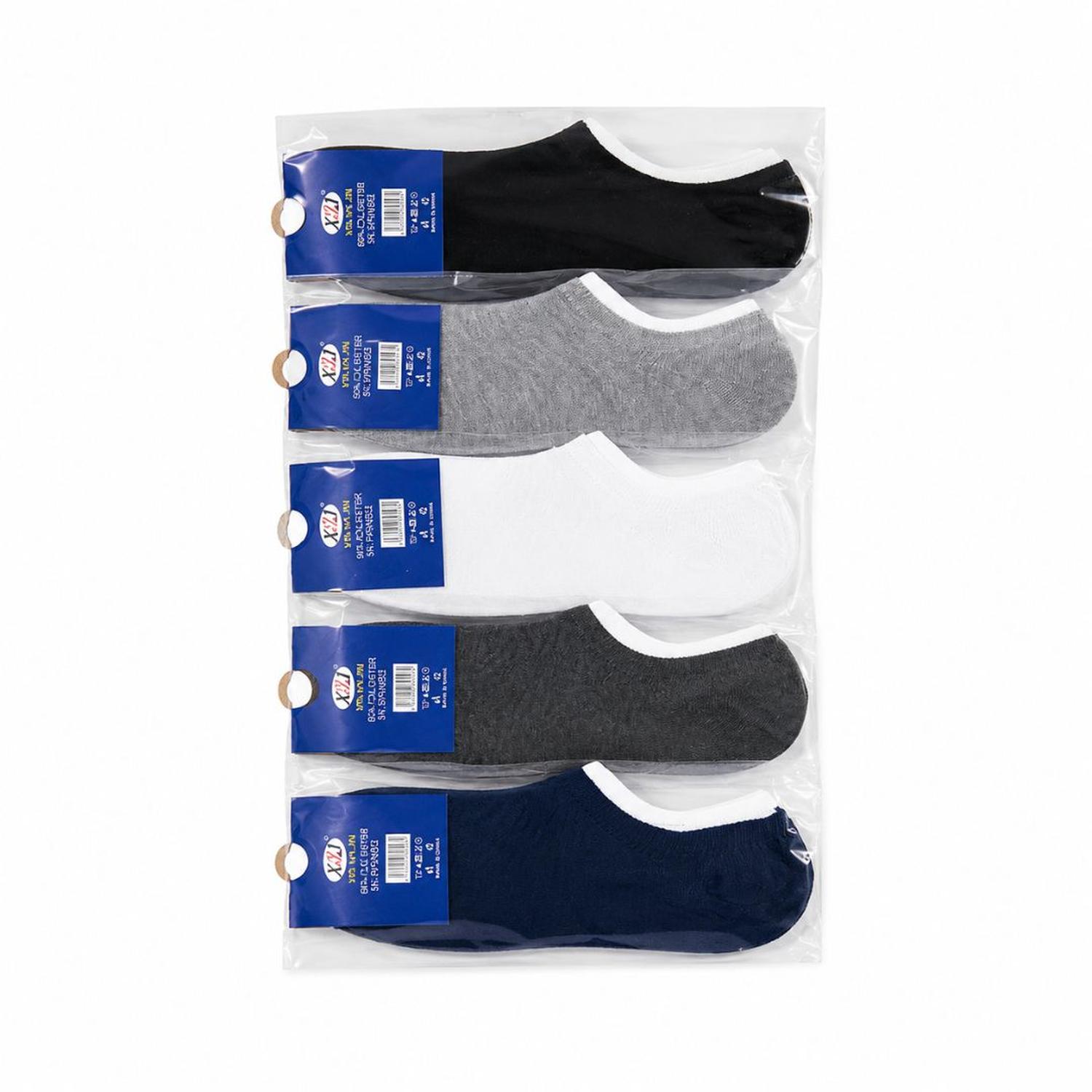 PACK X12 PARES DE MEDIAS TALONERAS PARA HOMBRE TRANSPIRABLES TALLA 40-45 - 6