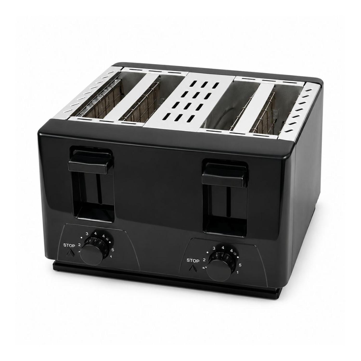TOSTADORA ELÉCTRICA SC-BRD03 DE ACERO INOXIDABLE 4 PANES 1500W - 2