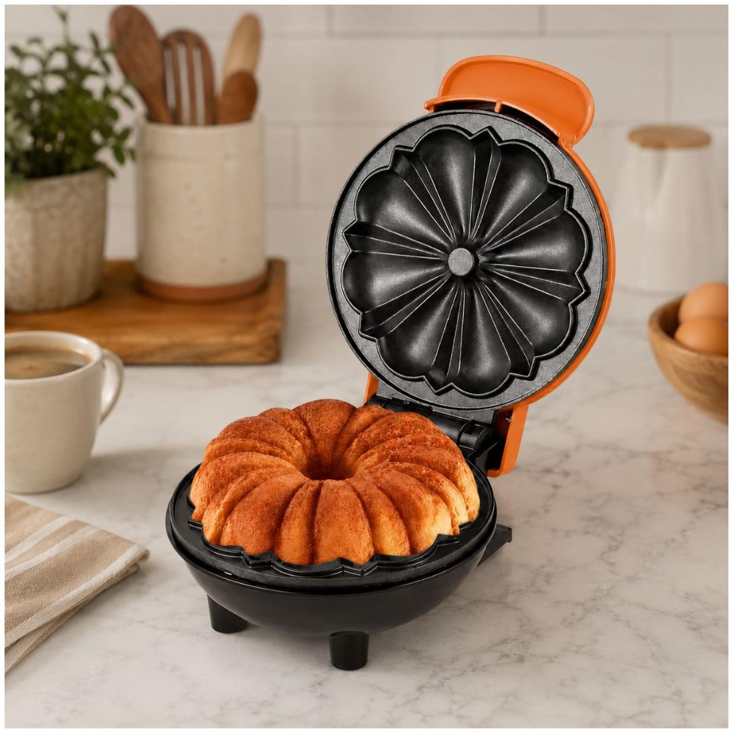 SANDWICHERA BOSNAK BSK-038 350W ANTIADHERENTE TIPO FLOR PASTELES CAKES - 1