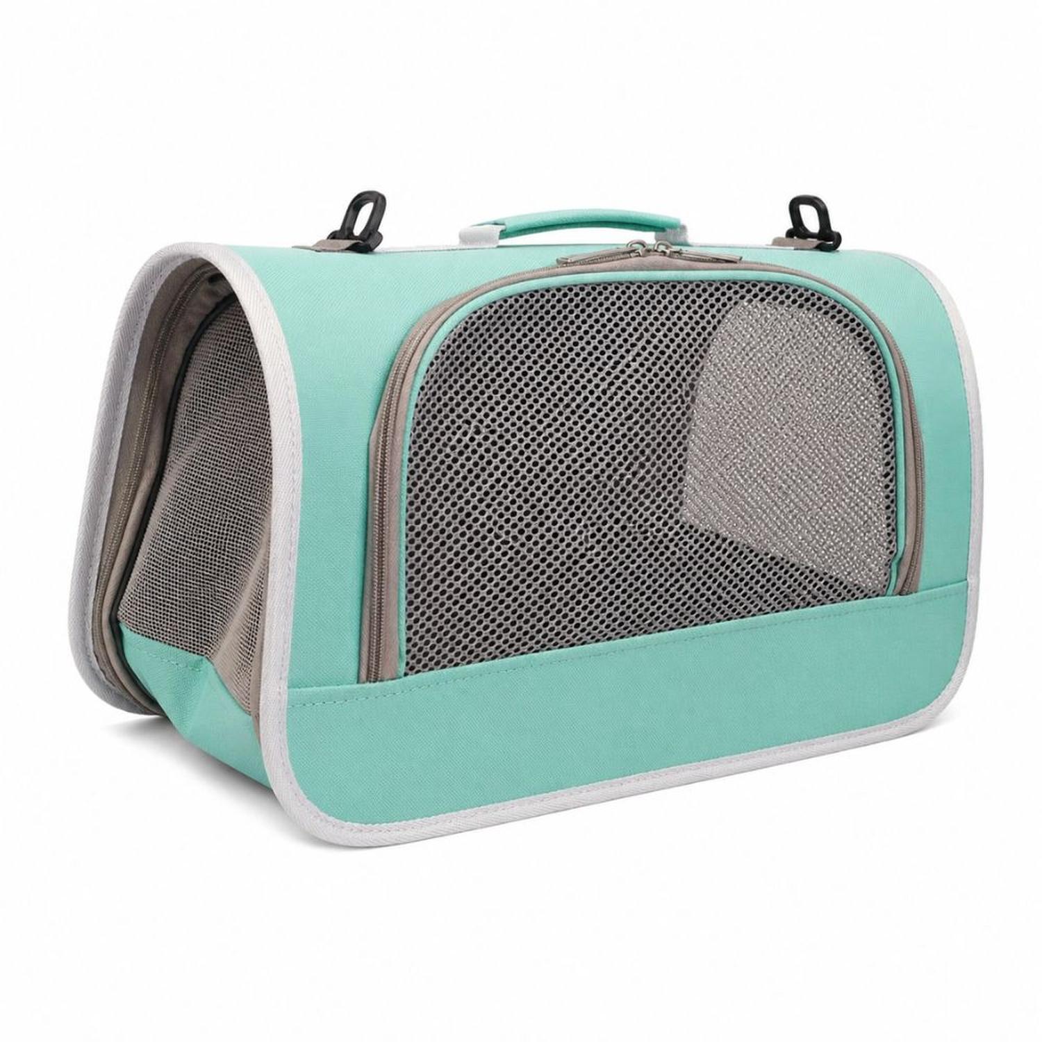 BOLSO MOCHILA MALETÍN PARA TRANSPORTAR MASCOTAS PEQUEÑAS GATOS TRANSPIRABLE - 3