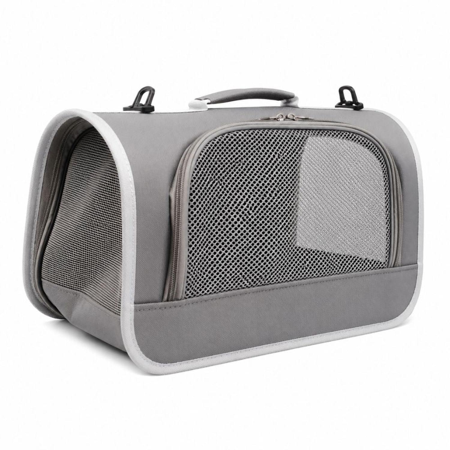 BOLSO MOCHILA MALETÍN PARA TRANSPORTAR MASCOTAS PEQUEÑAS GATOS TRANSPIRABLE - 4
