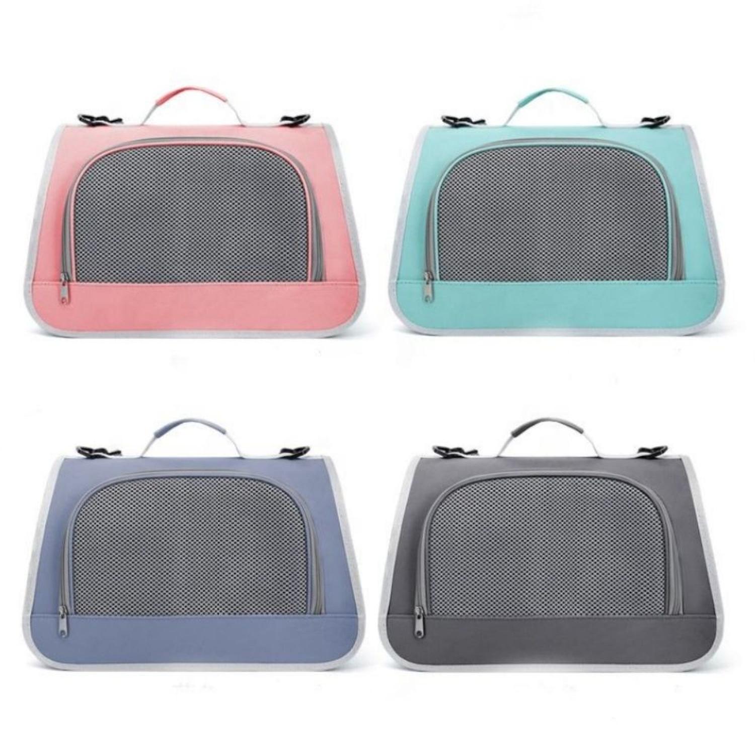 BOLSO MOCHILA MALETÍN PARA TRANSPORTAR MASCOTAS PEQUEÑAS GATOS TRANSPIRABLE - 8