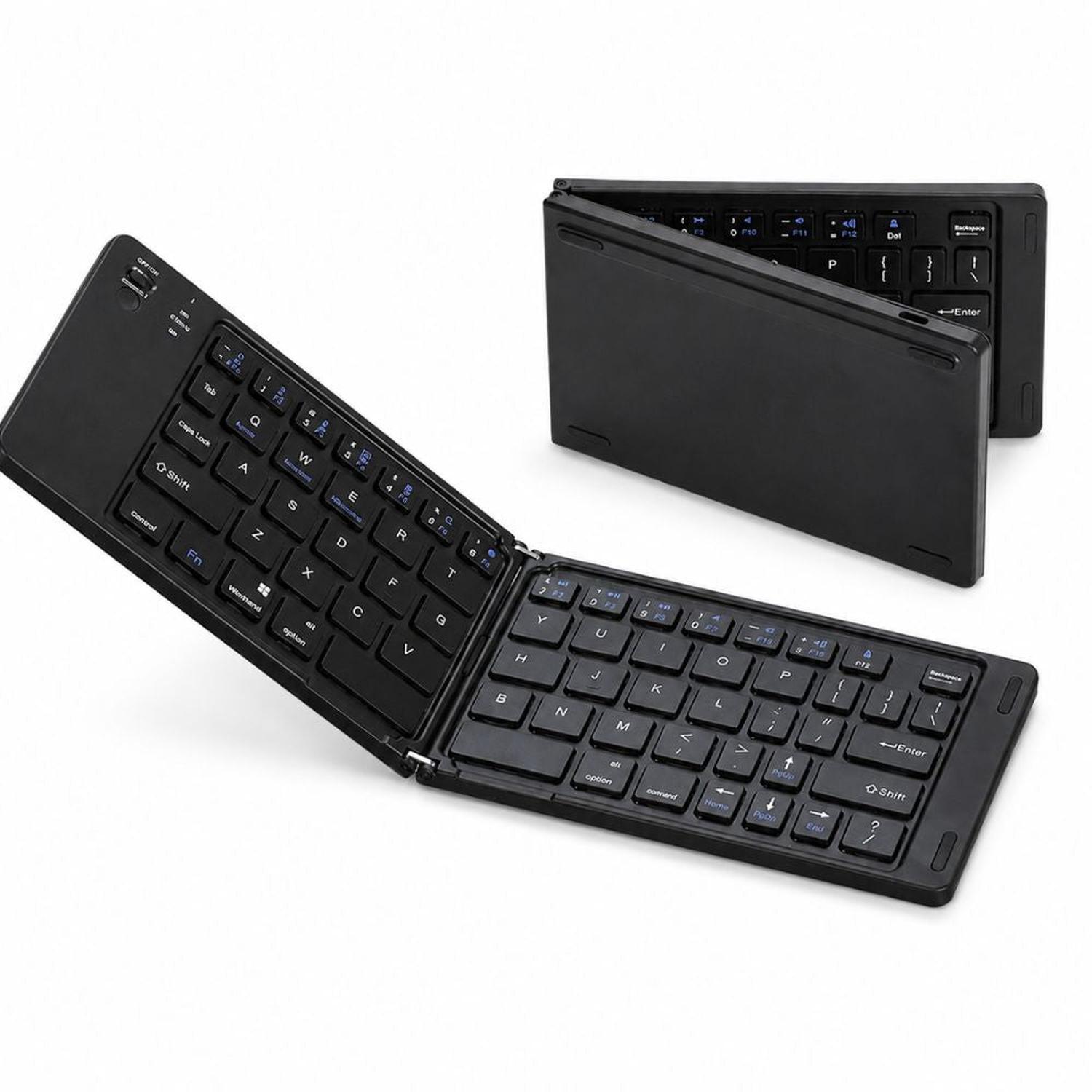 TECLADO BLUETOOTH AOAS A-1007 PLEGABLE ULTRA FINO PARA PC LAPTOP TABLET CELULAR - 5