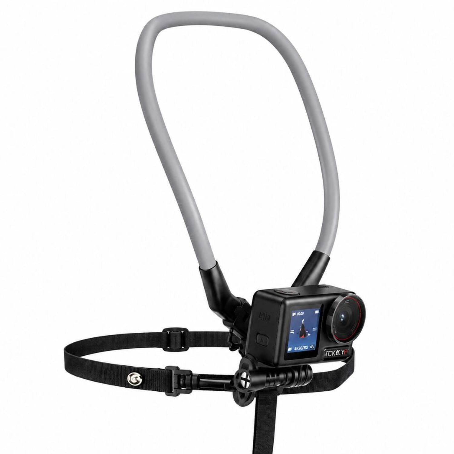SOPORTE FLEXIBLE PLEGABLE DE CUELLO PARA CÁMARA DE ACCIÓN AJUSTE MULTIÁNGULO - 1