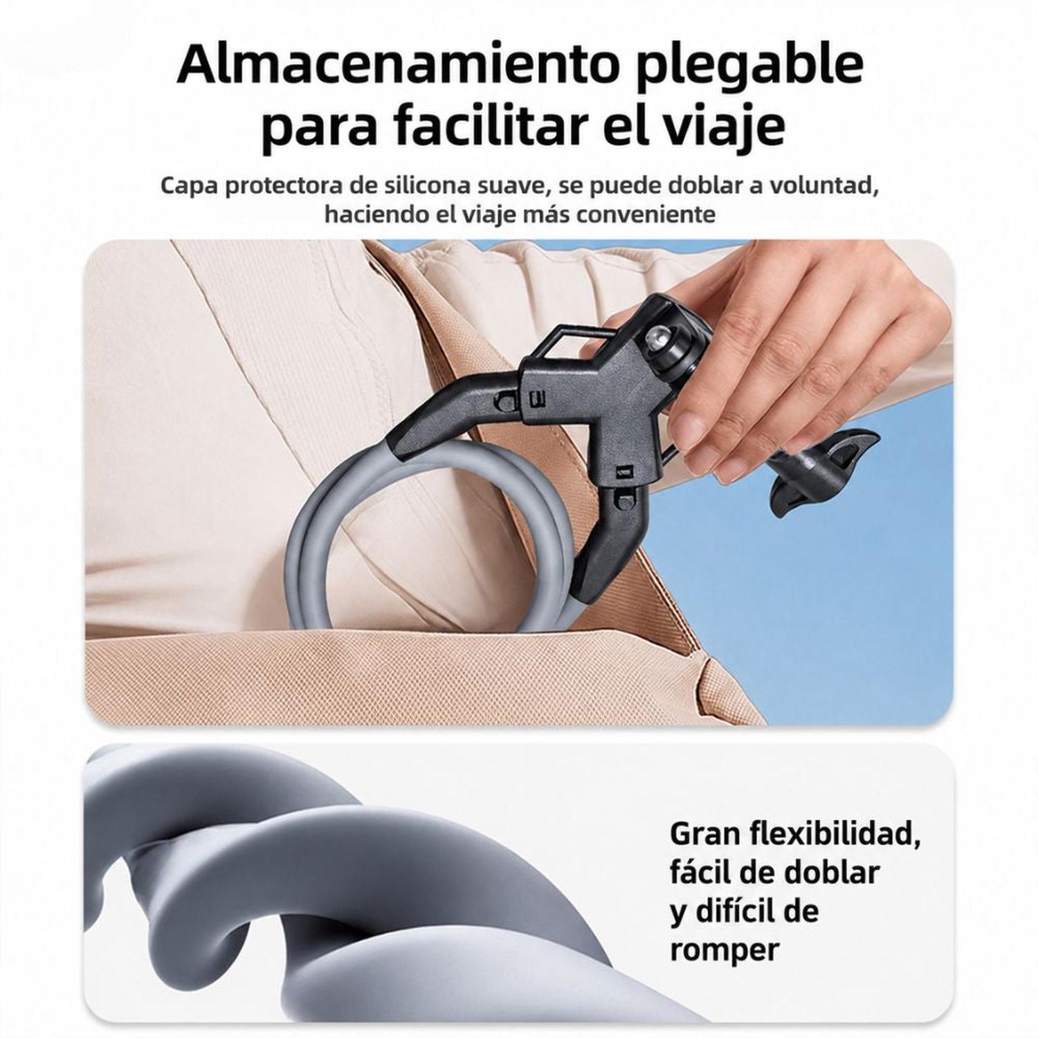 SOPORTE FLEXIBLE PLEGABLE DE CUELLO PARA CÁMARA DE ACCIÓN AJUSTE MULTIÁNGULO - 6