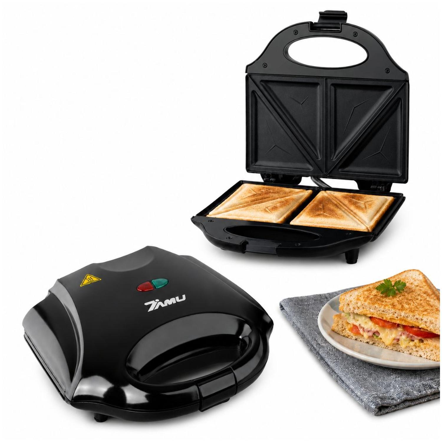 SANDWICHERA R207S 750W ANTIADHERENTE DOBLE COMPARTIMIENTO CIERRE SEGURO - 4