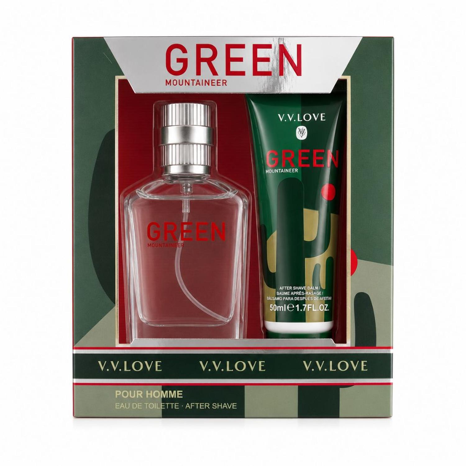 PACK COLONIA HOMBRE GREEN MOUNTAINEER 30ML CON BÁLSAMO AFTER SHAVE 50ML - 7